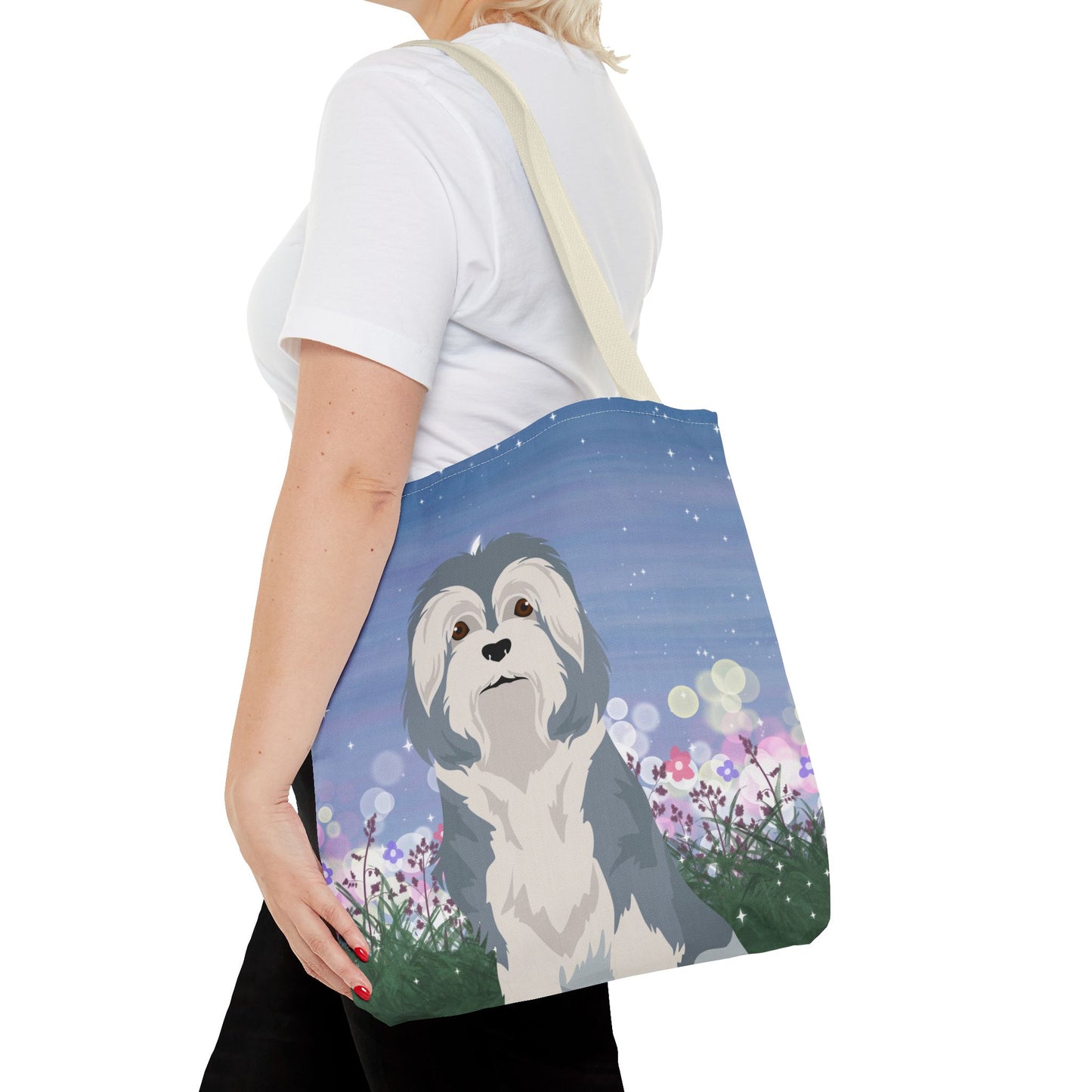Lowchen Dog Tote Bag 16x16