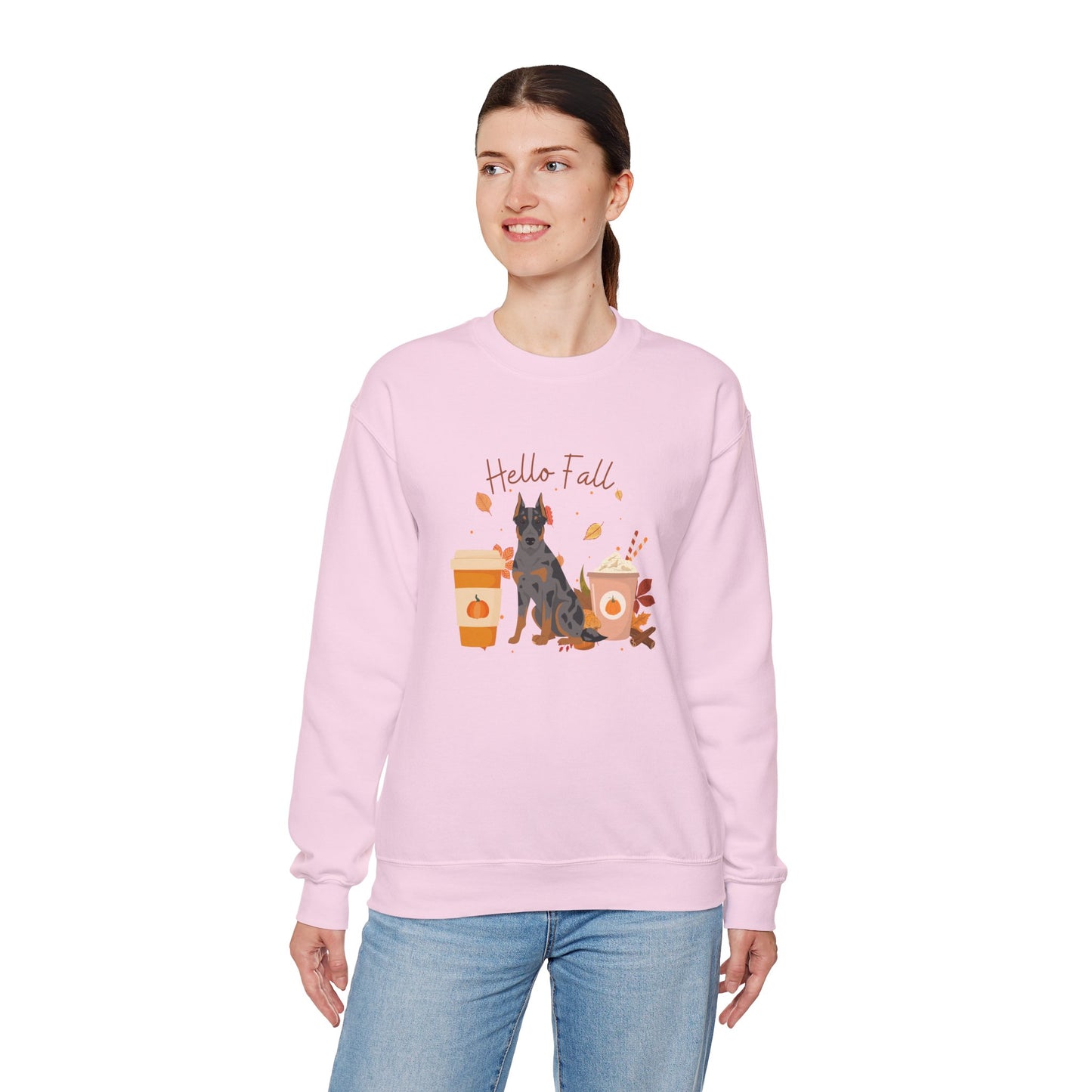 Beauceron Dog Fall Halloween Unisex Heavy Blend Crewneck Sweatshirt