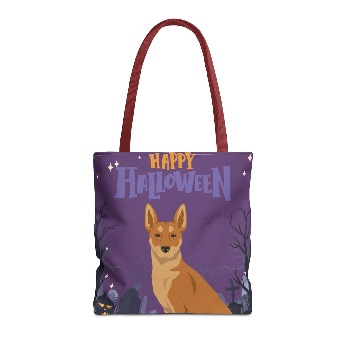Carolina Dog Dog Happy Halloween Tote Bag 16x16