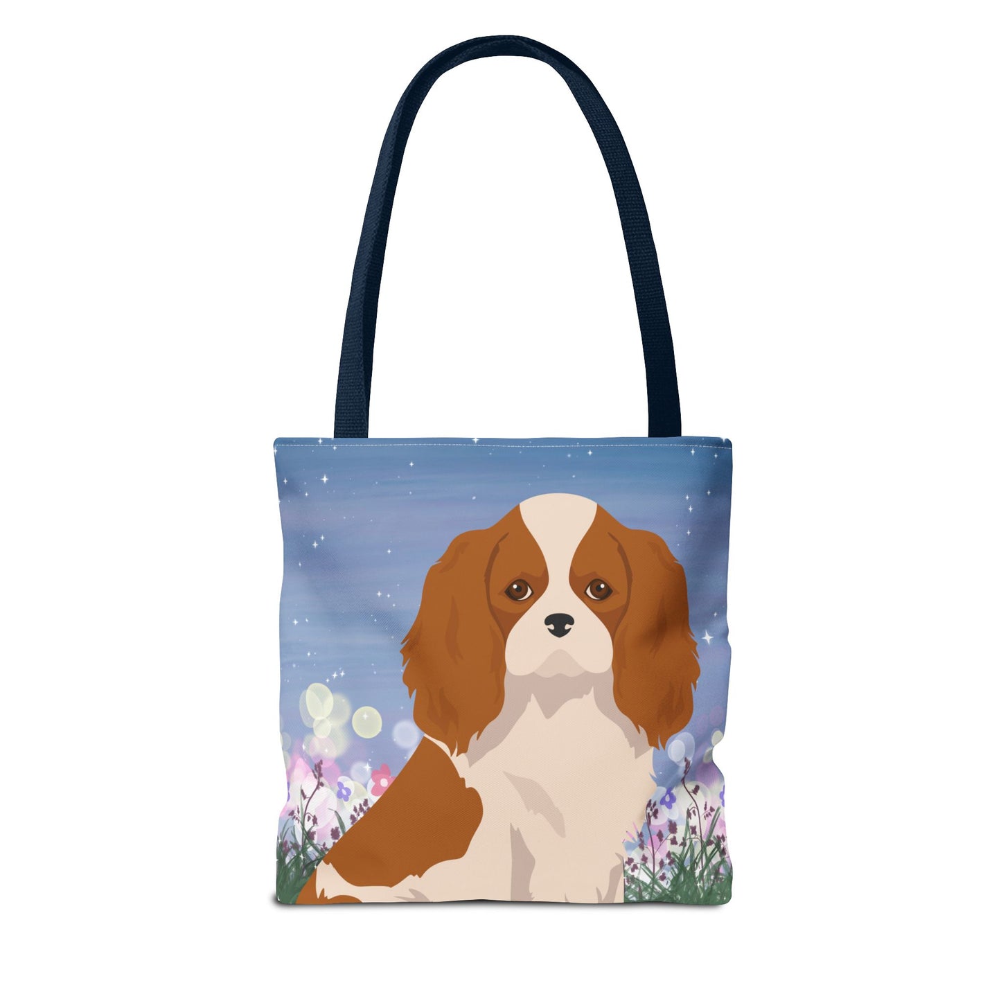 Cavalier King Charles Spaniel Dog Tote Bag 13x13