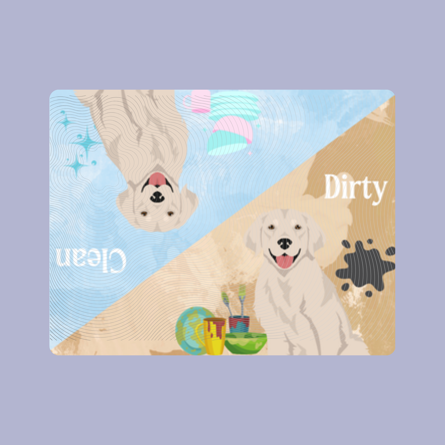Labrador Retriever Dog Clean & Dirty Fridge Magnet Set 3 Pack