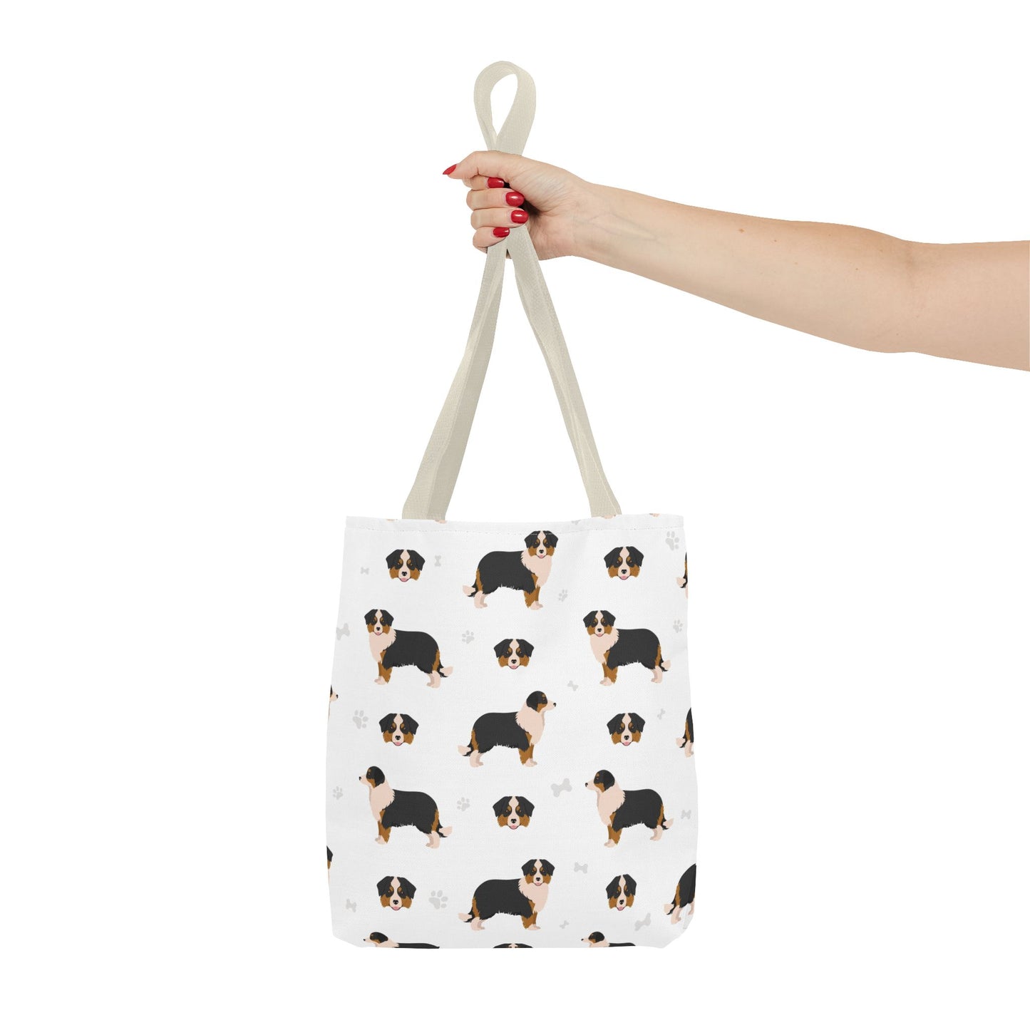Miniature Australian Shepherd Dog Tote Bag, Aussie Dog Mom Gift