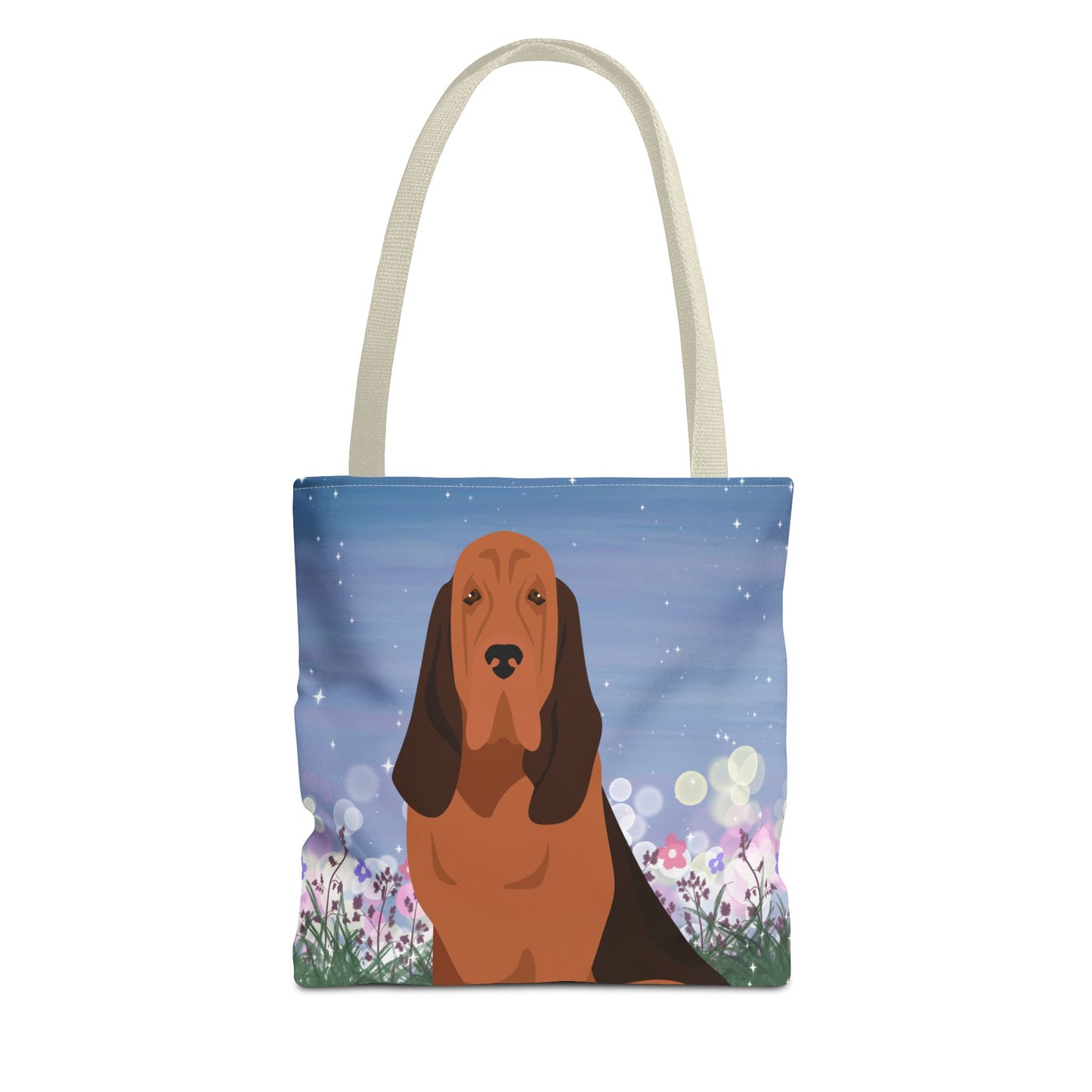 Bloodhound Dog Tote Bag 13x13