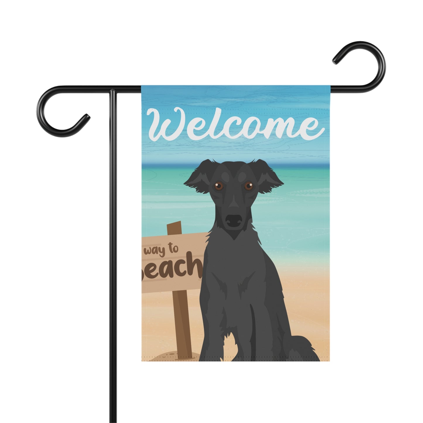 Silken Windhound Dog Garden Flag