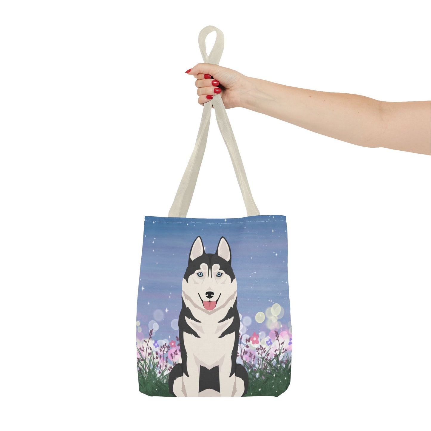 Siberian Husky Dog Tote Bag 13x13