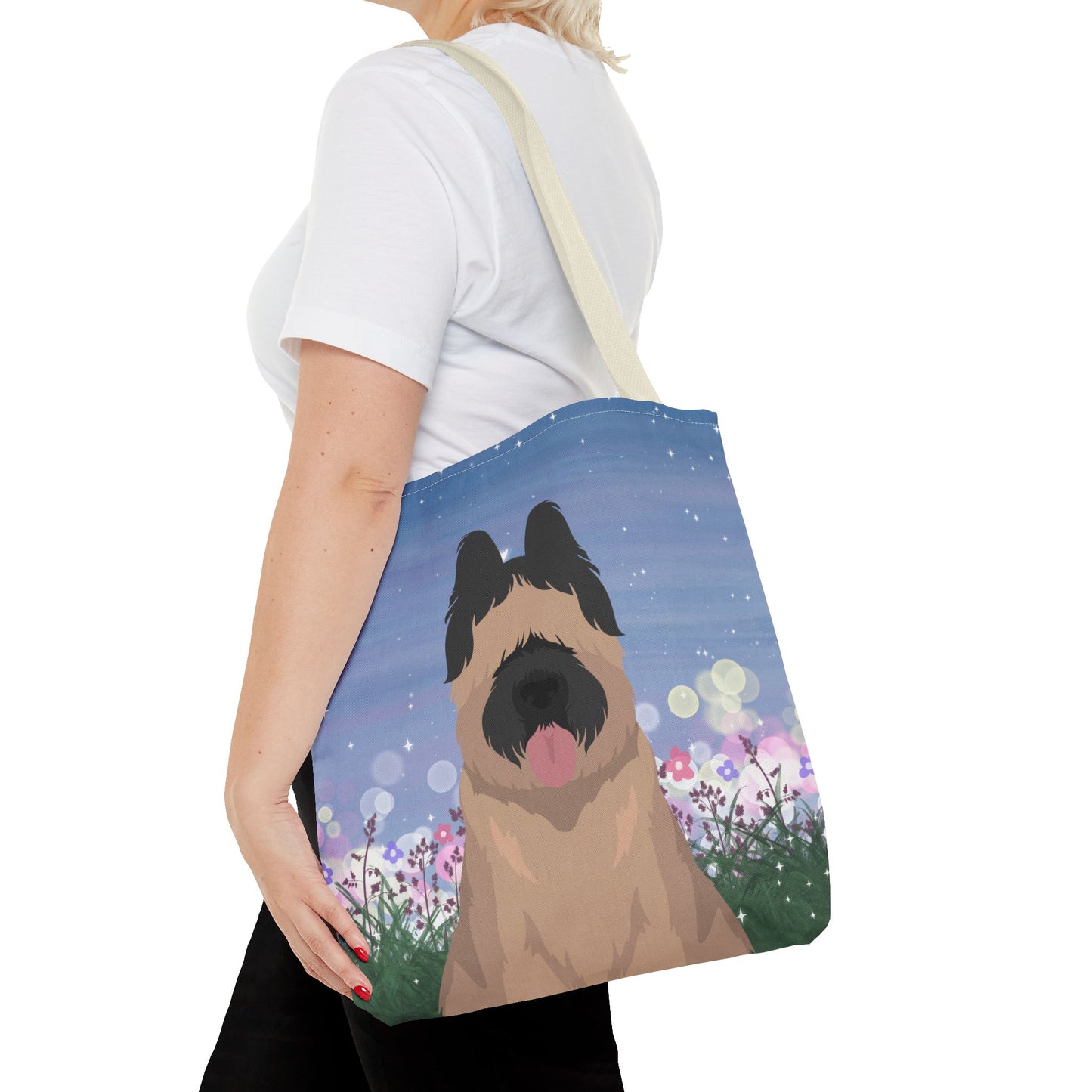 Briard Dog Tote Bag 16x16