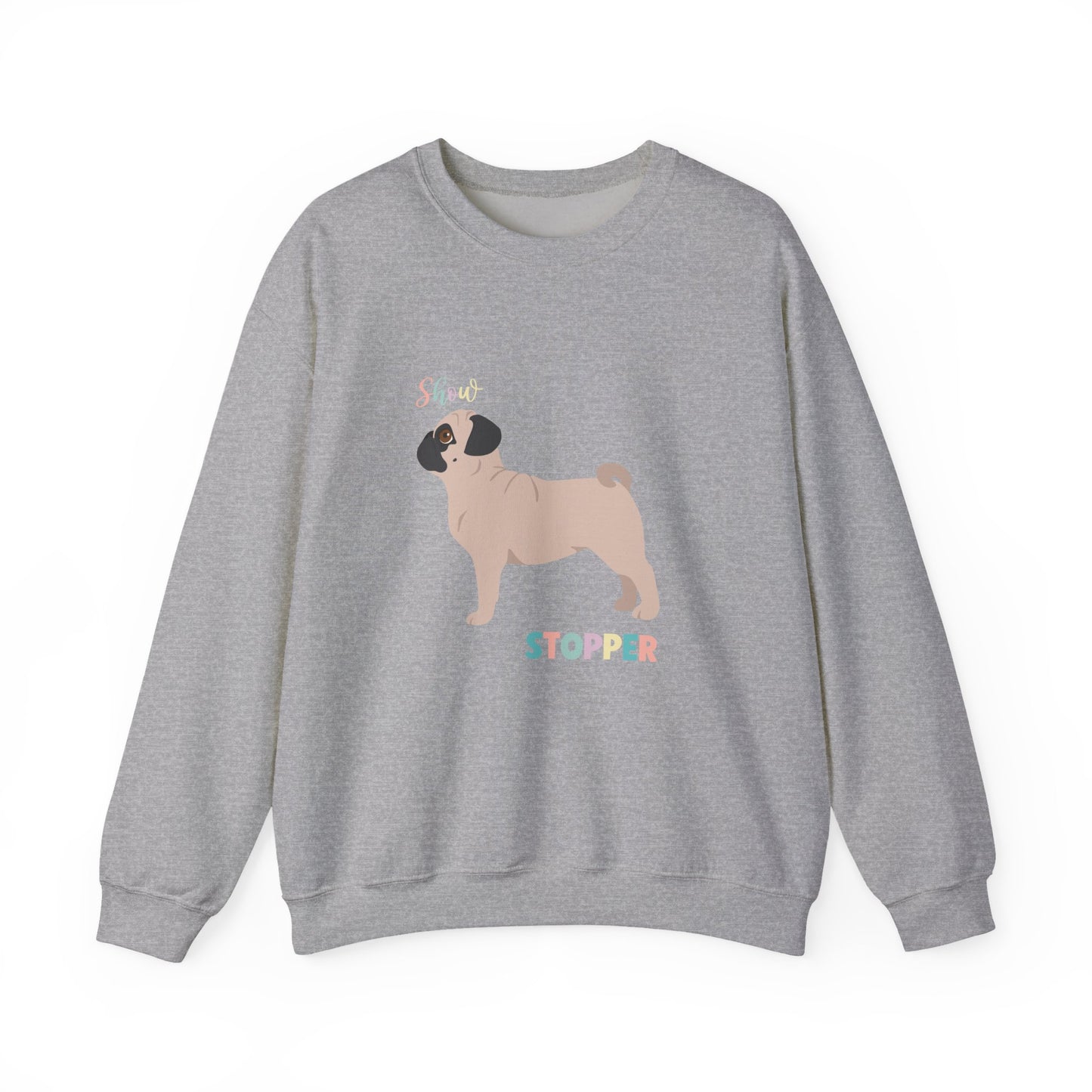 Pug Dog Unisex Heavy Blend Crewneck Sweatshirt