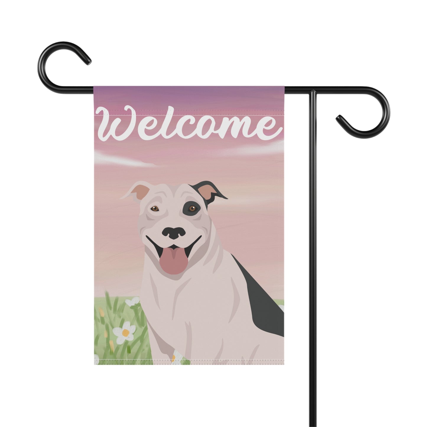 Pit Bull Dog Welcome Garden Flag