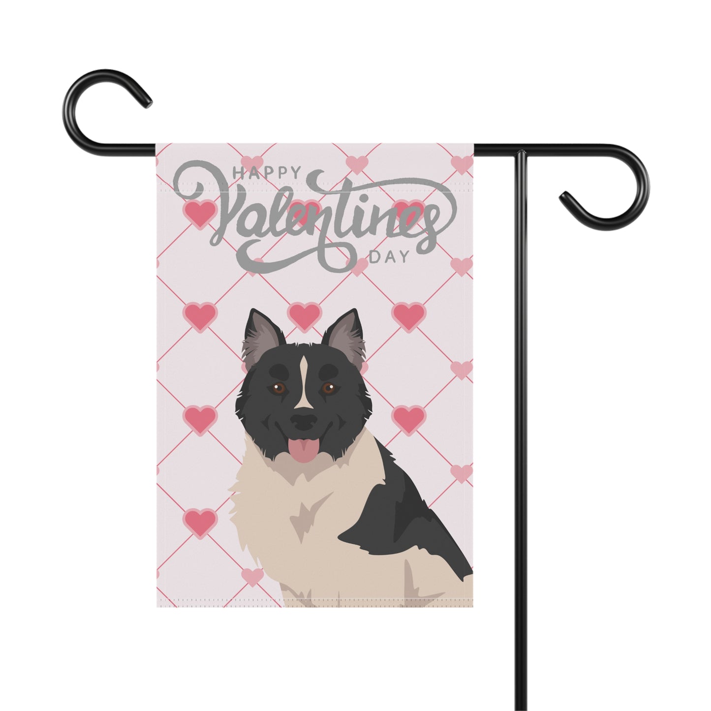 Elo Dog Valentines Day Garden Flag