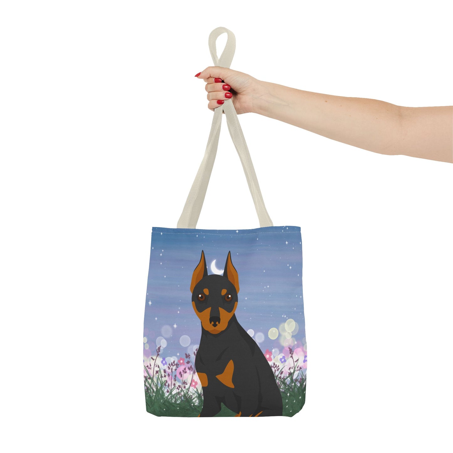 Miniature Pinscher Dog Tote Bag 13x13