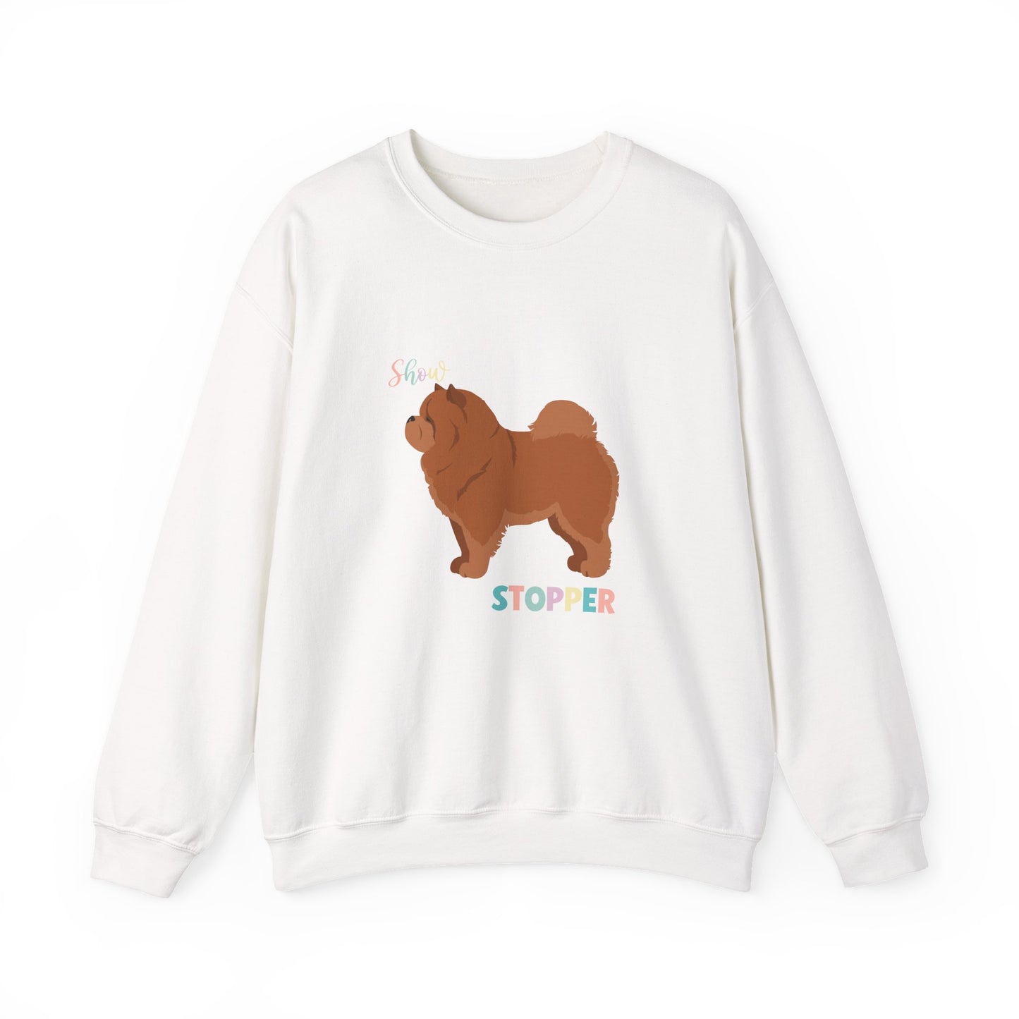 Chow Chow Dog Unisex Heavy Blend Crewneck Sweatshirt