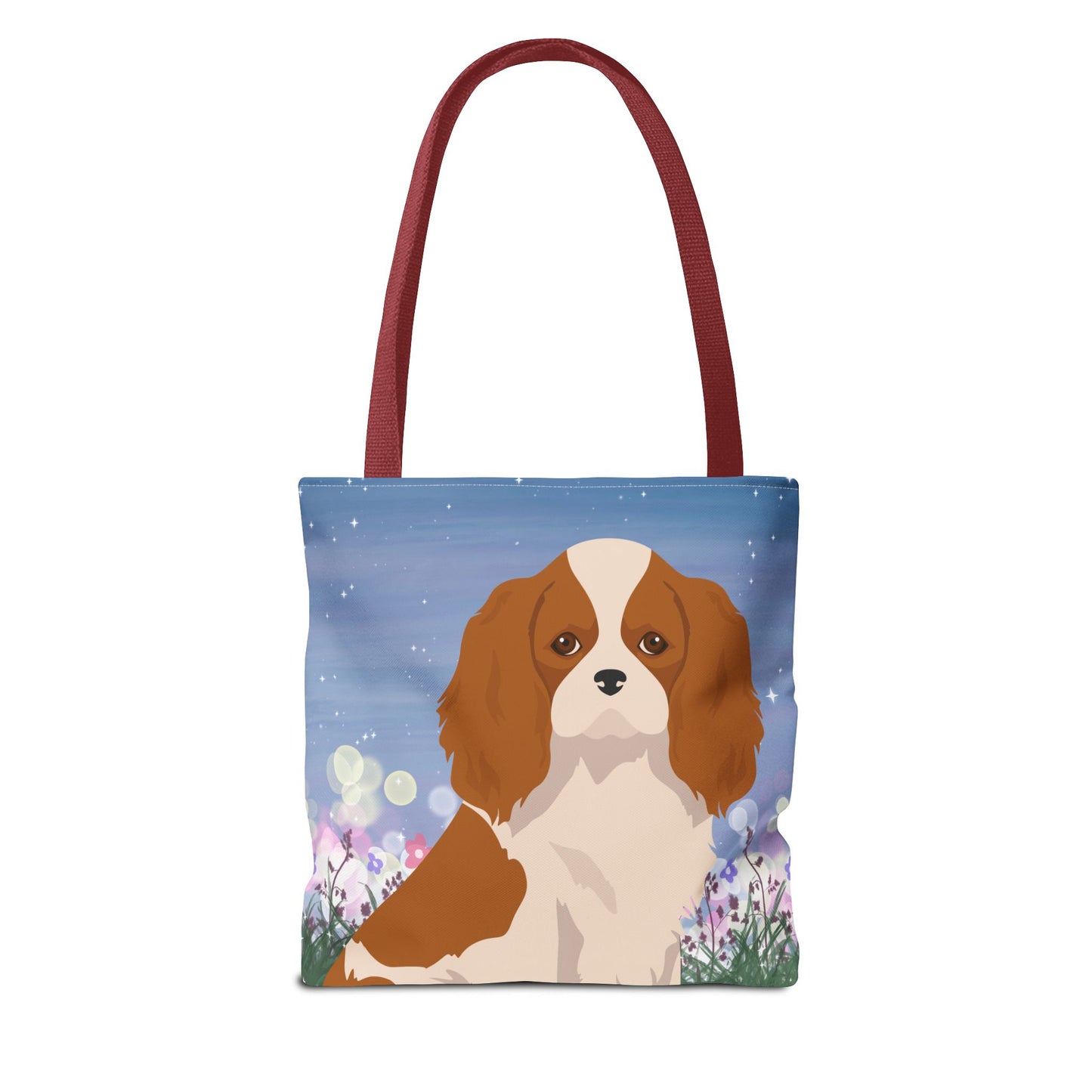 Cavalier King Charles Spaniel Dog Tote Bag 13x13