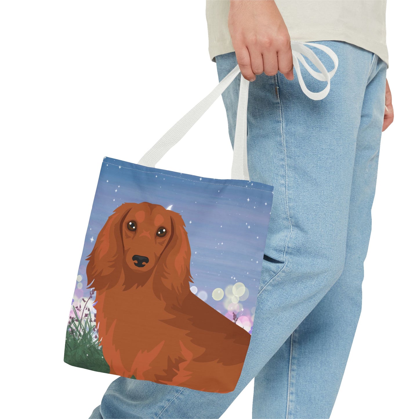 Dachshund Dog Tote Bag 13x13