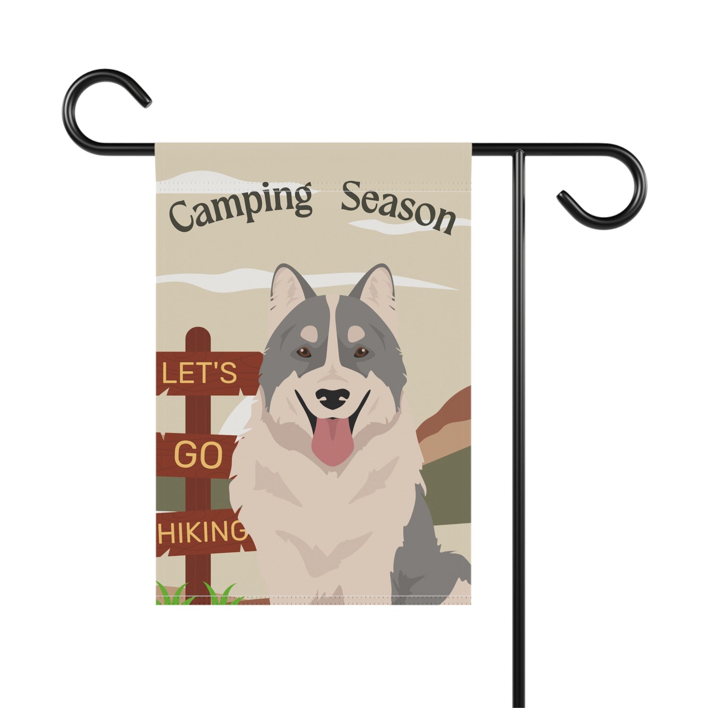 Thai Bangkaew Dog Camping Garden Flag