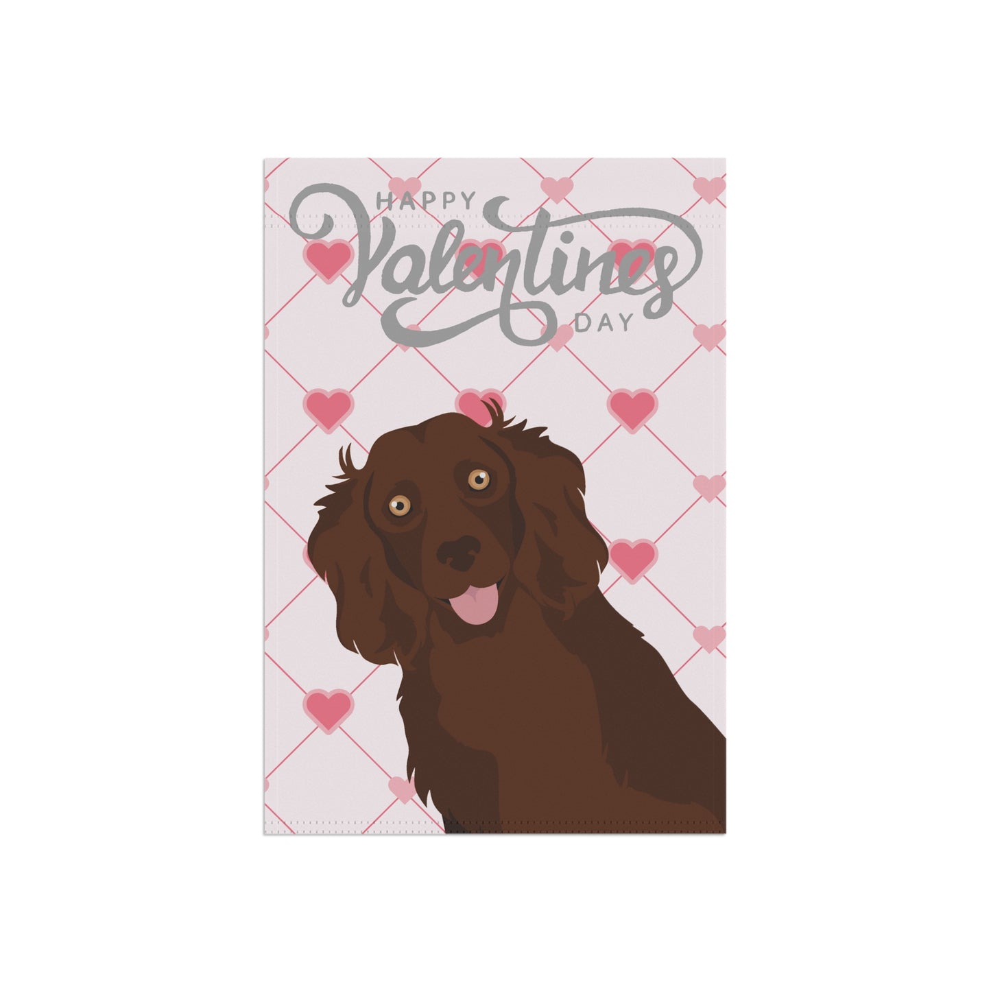 Boykin Spaniel Dog Valentines Day Garden Flag
