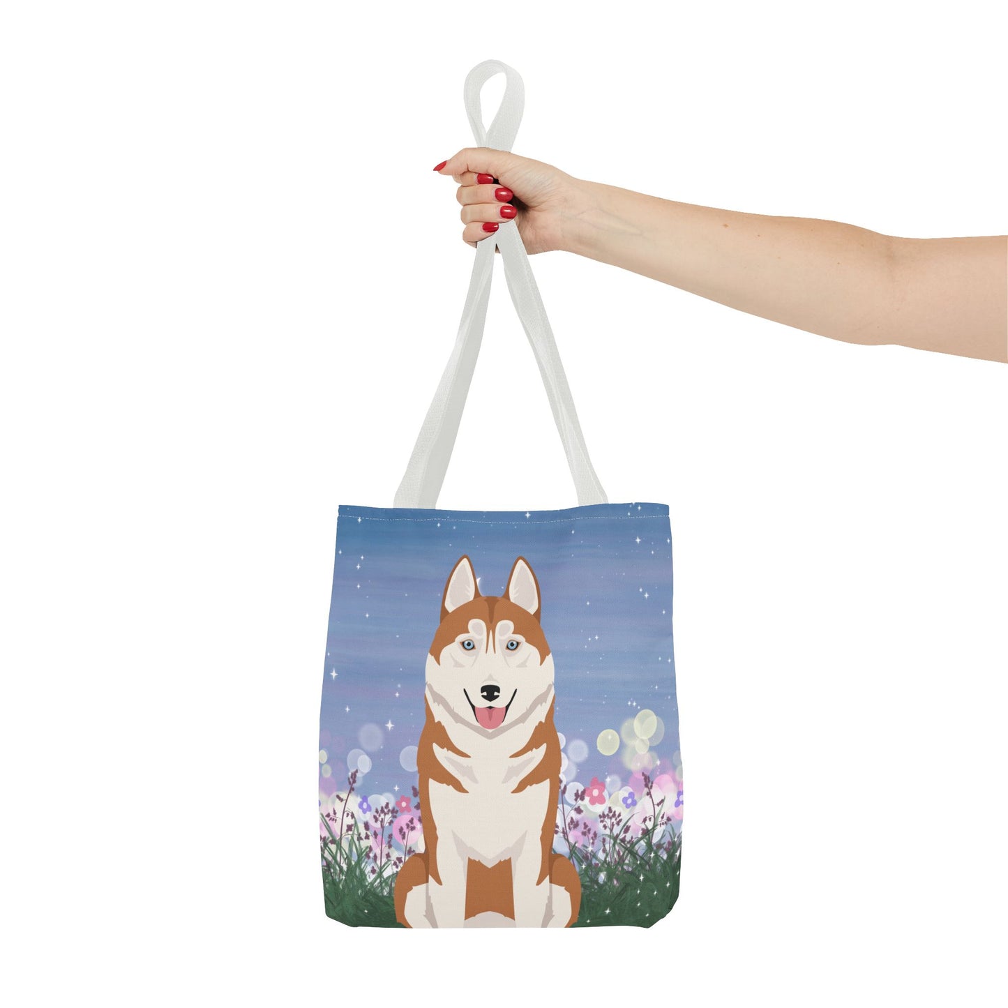 Siberian Husky Dog Tote Bag 13x13