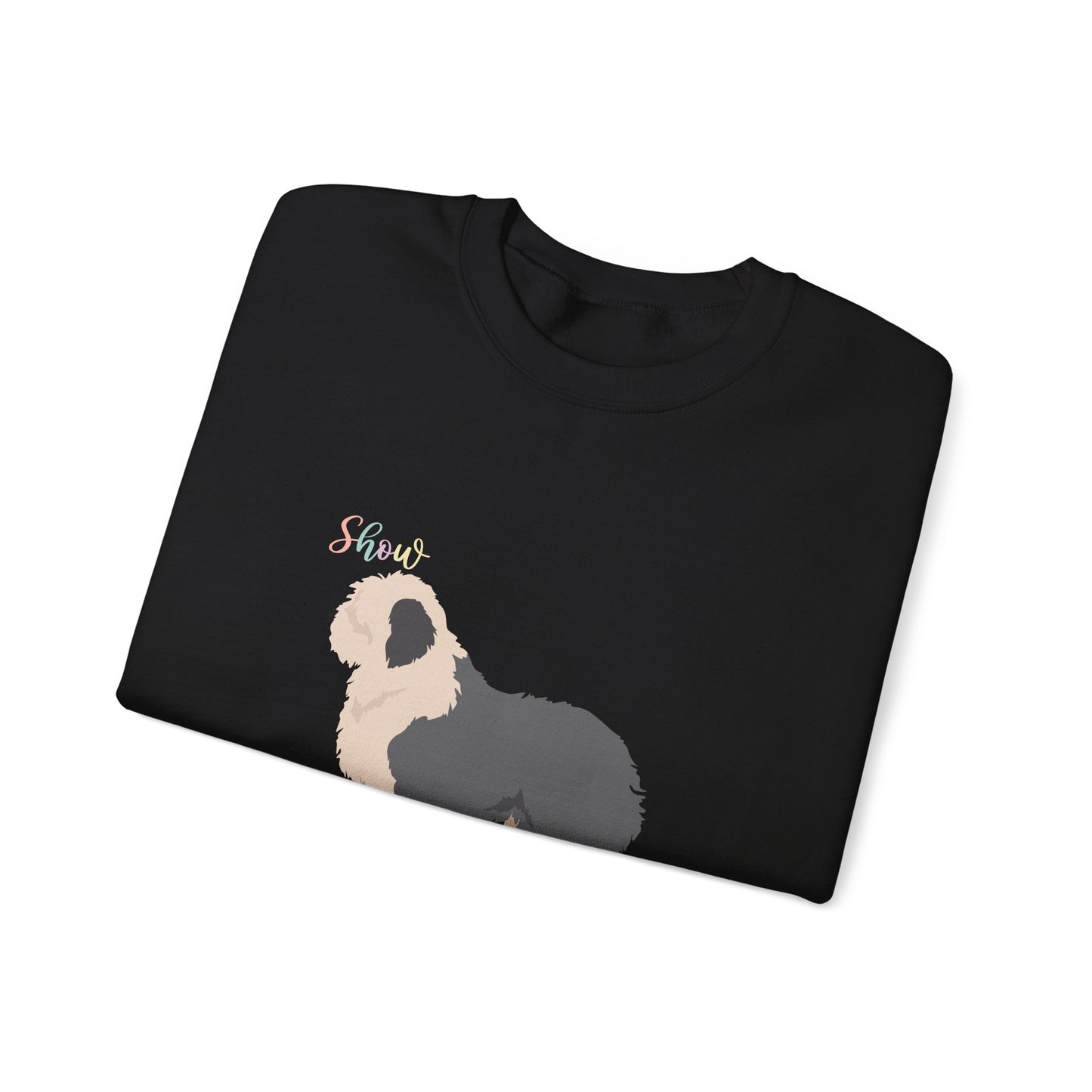 Old English Sheepdog Dog Unisex Heavy Blend Crewneck Sweatshirt