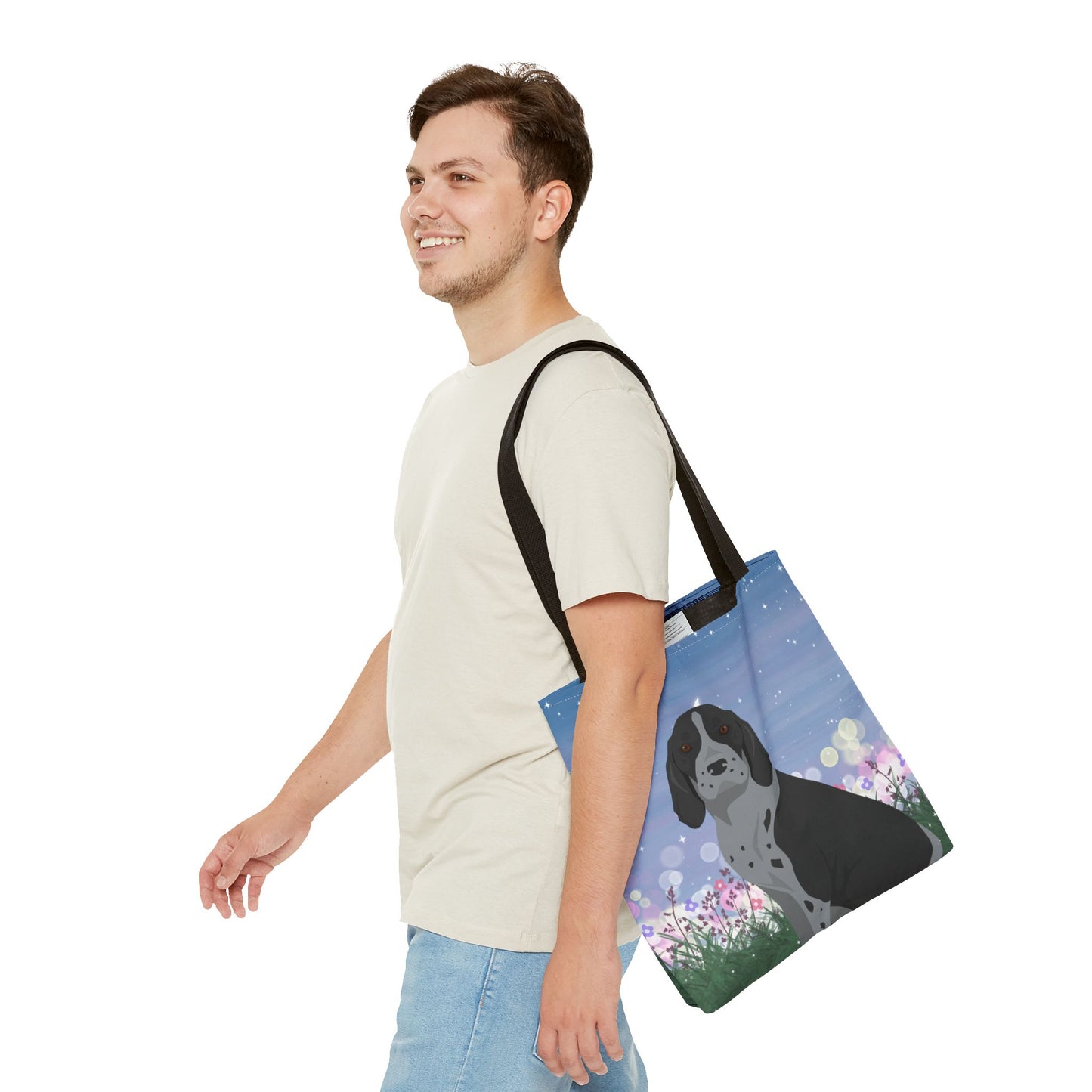 American English Coonhound Dog Tote Bag 16x16