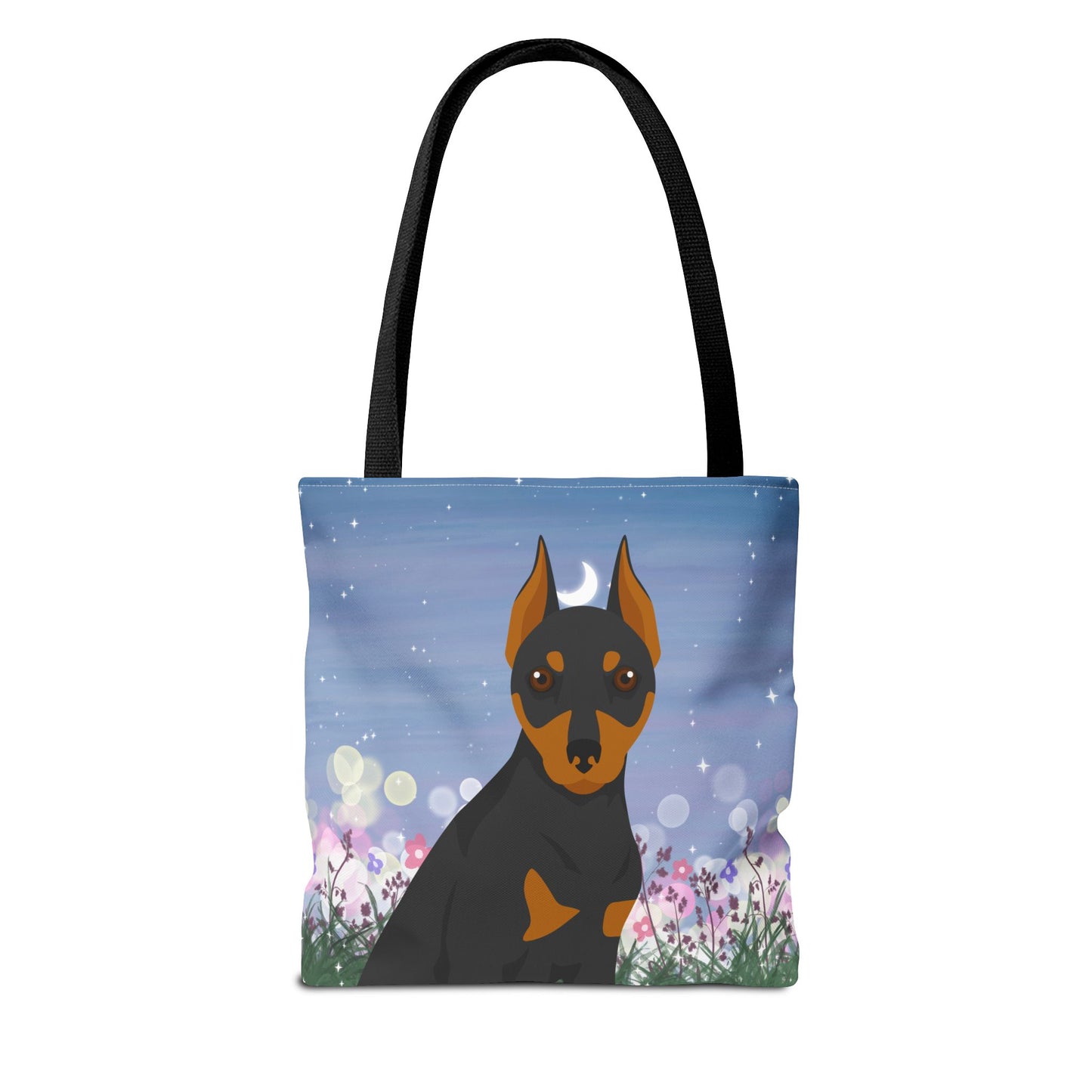 Miniature Pinscher Dog Tote Bag 13x13