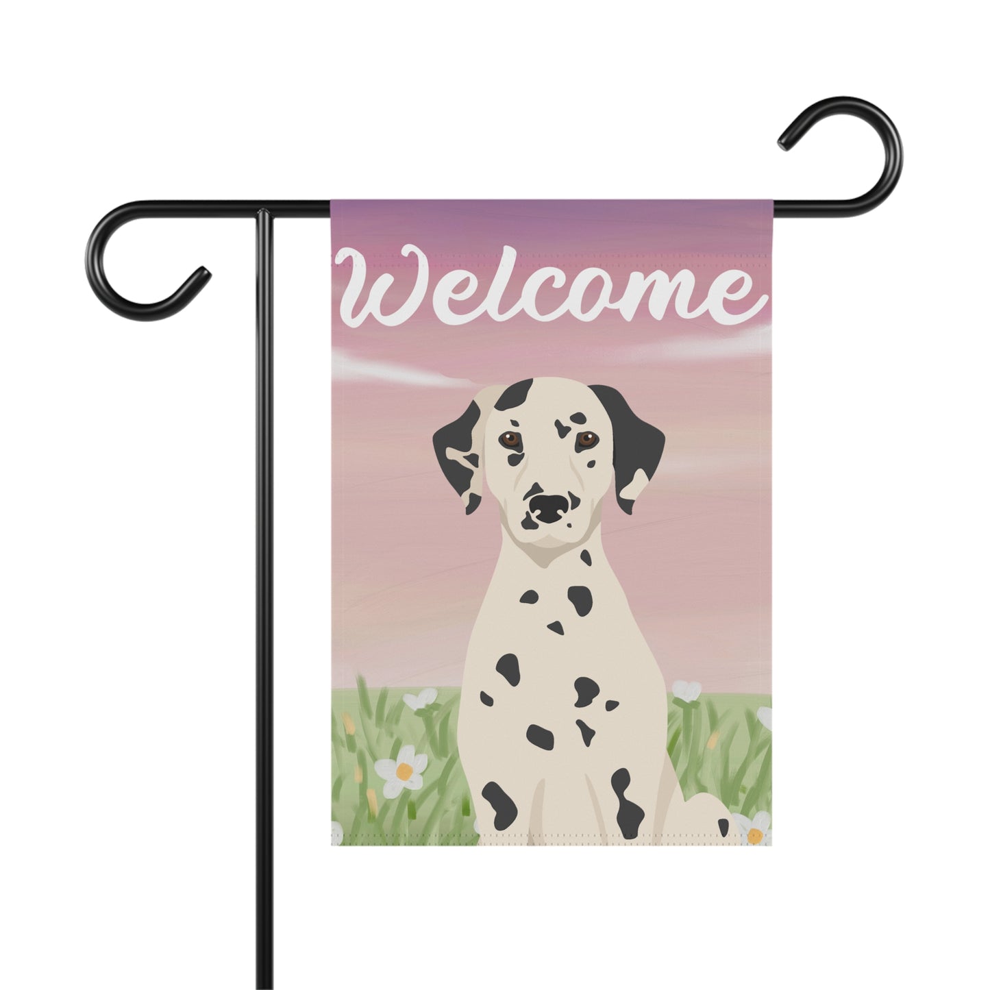 Dalmatian Dog Welcome Garden Flag
