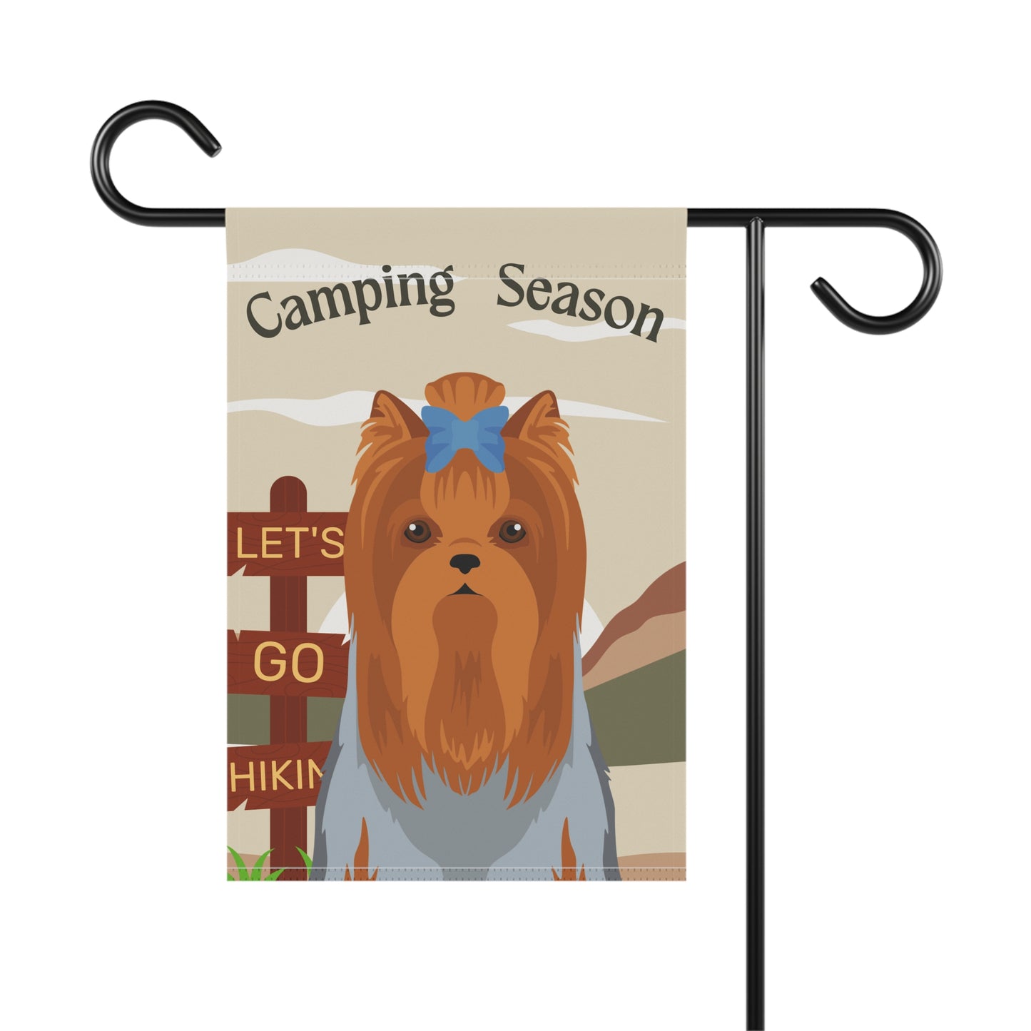 Yorkshire Terrier Dog Camping Garden Flag