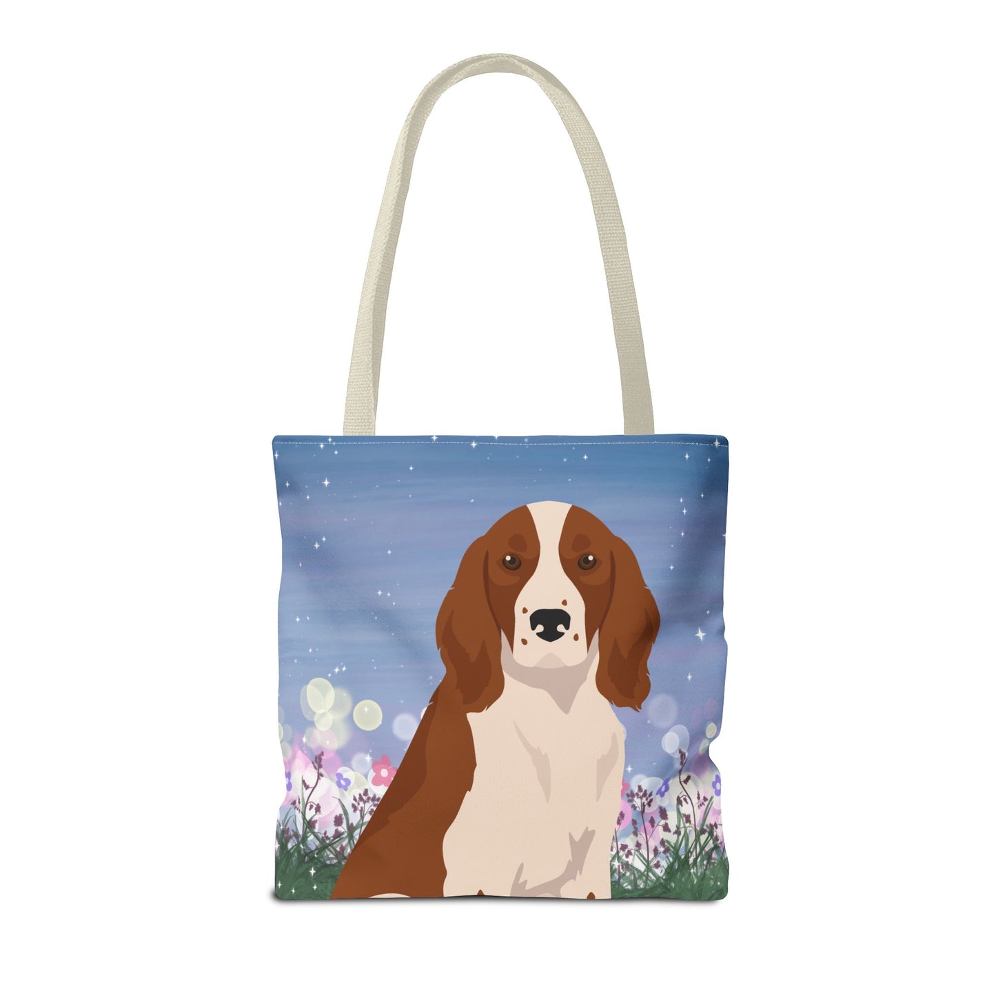 Welsh Springer Spaniel Dog Tote Bag 16x16