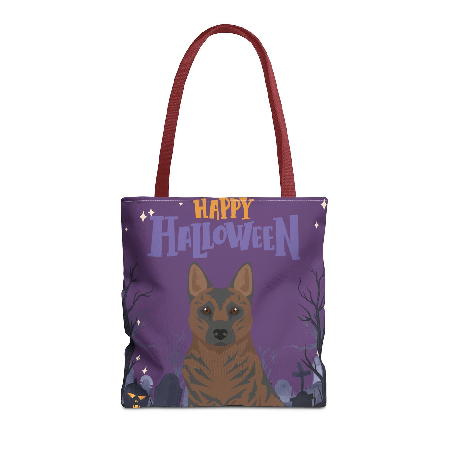Kai Ken Dog Happy Halloween Tote Bag 16x16