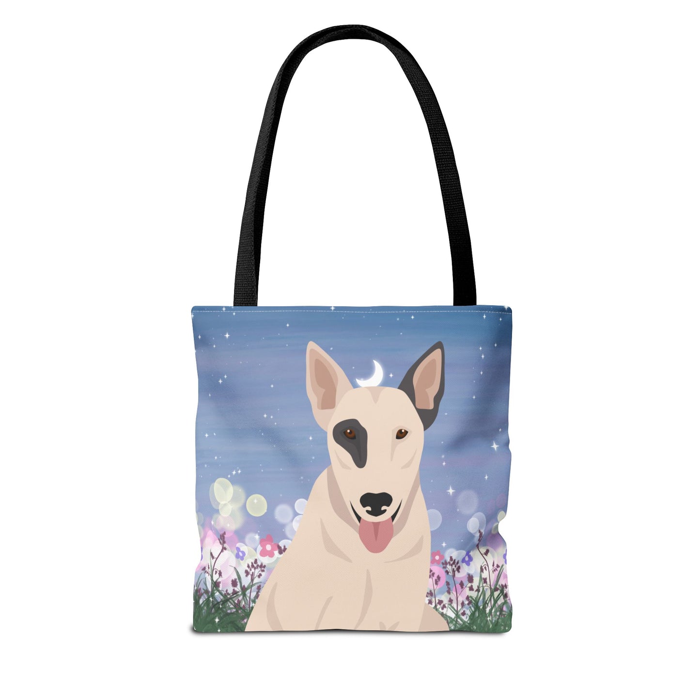Bull Terrier Dog Tote Bag 13x13