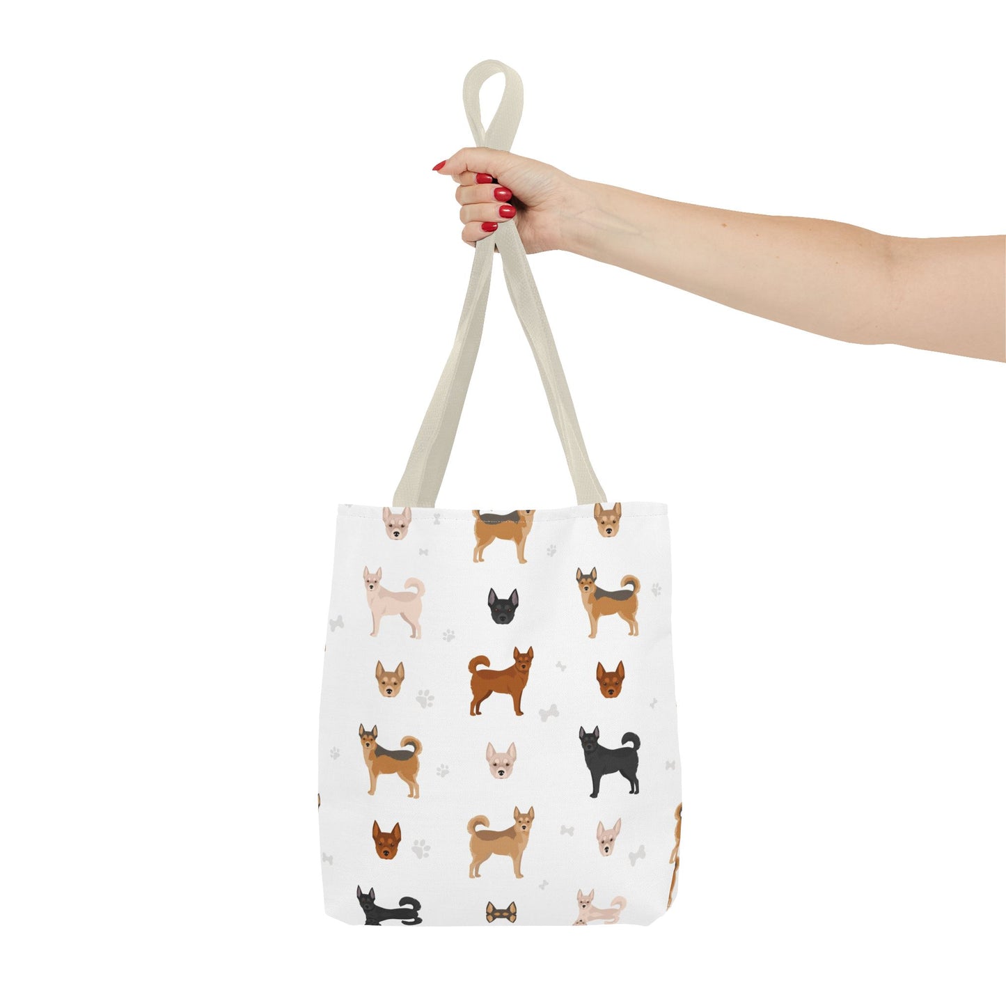 Norwegian Lundehund Dog Tote Bag