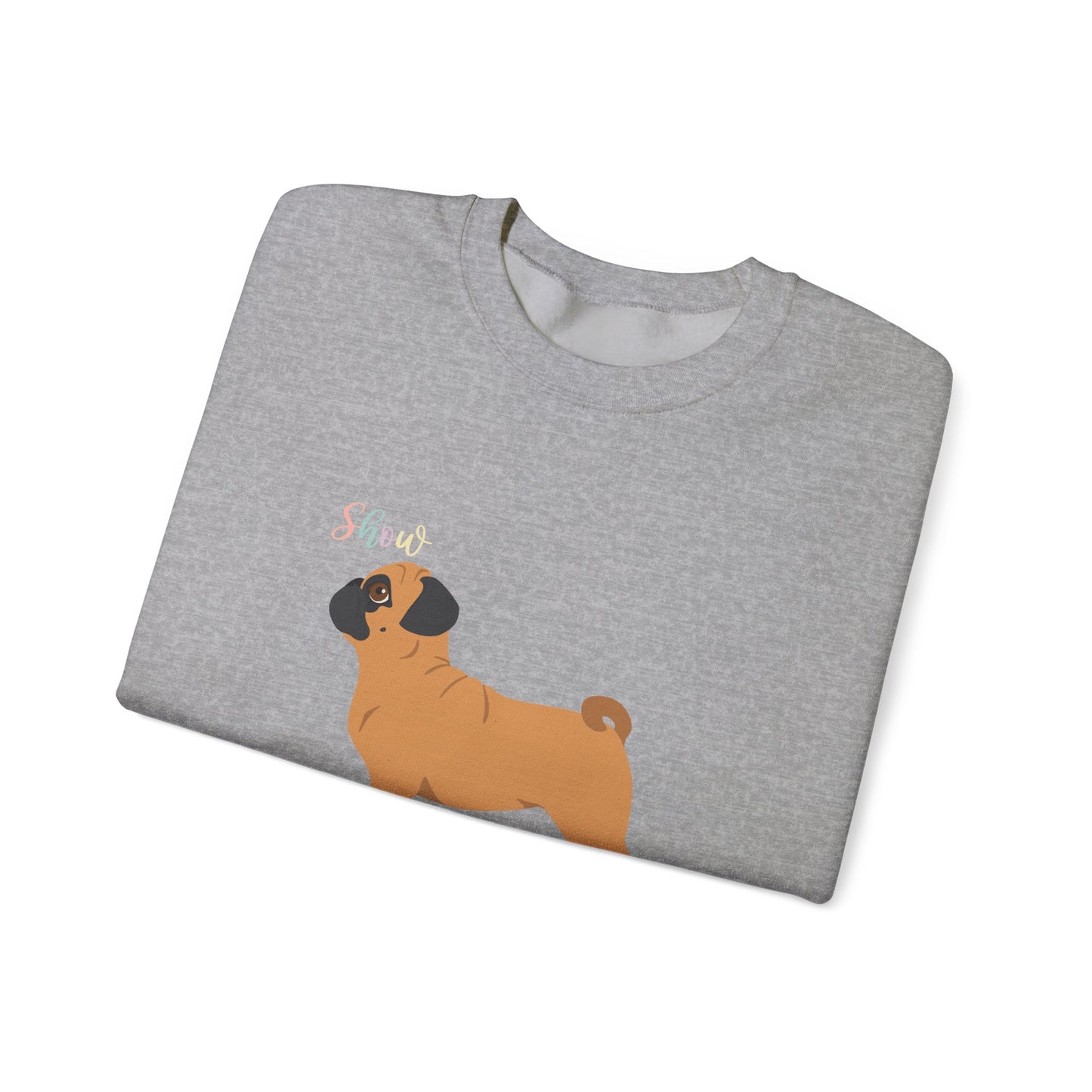 Pug Dog Unisex Heavy Blend Crewneck Sweatshirt