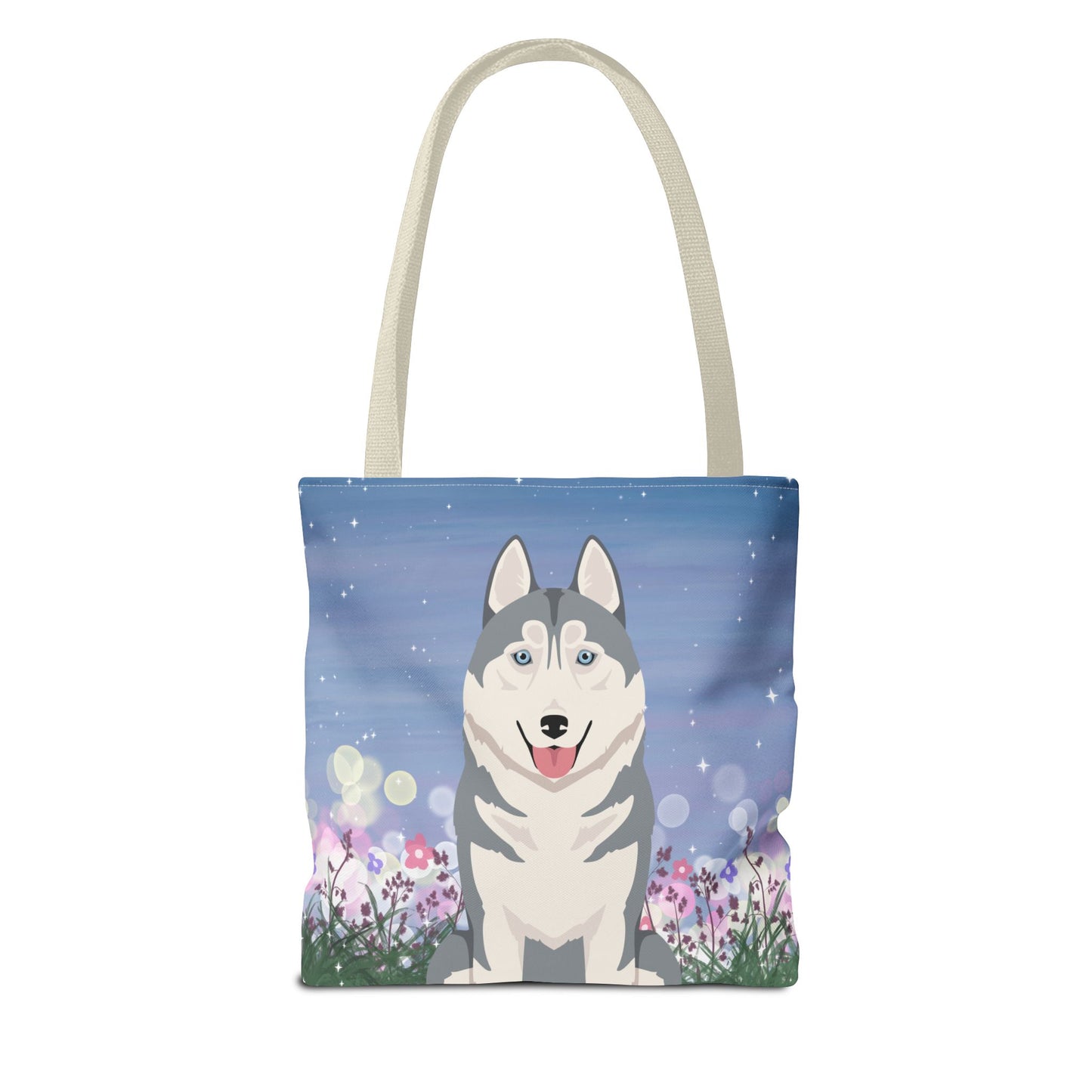 Siberian Husky Dog Tote Bag 13x13