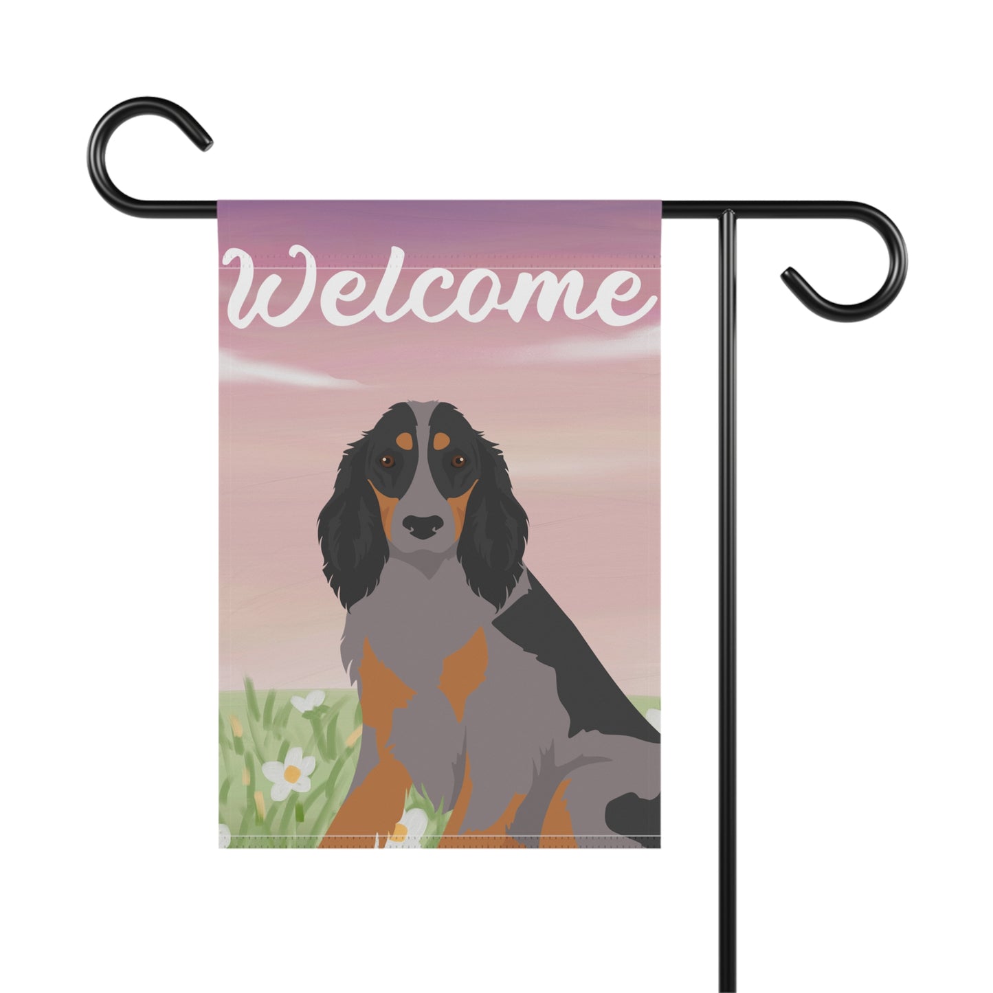 Picardy Spaniel Dog Welcome Garden Flag