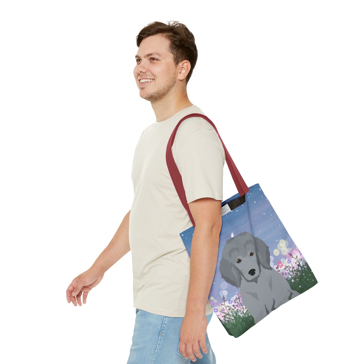 Poodle Dog Tote Bag 16x16