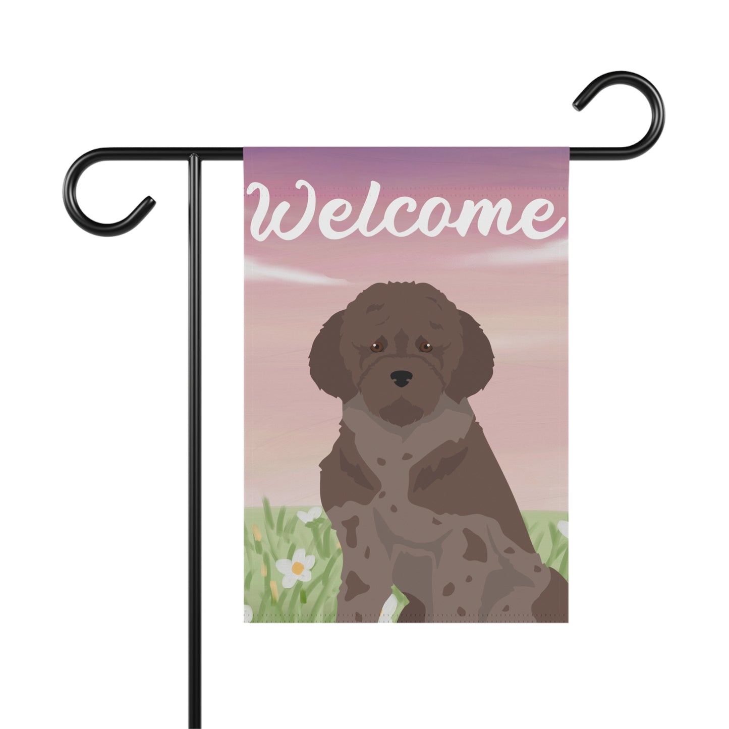 Lagotto Romagnolo Dog Welcome Garden Flag