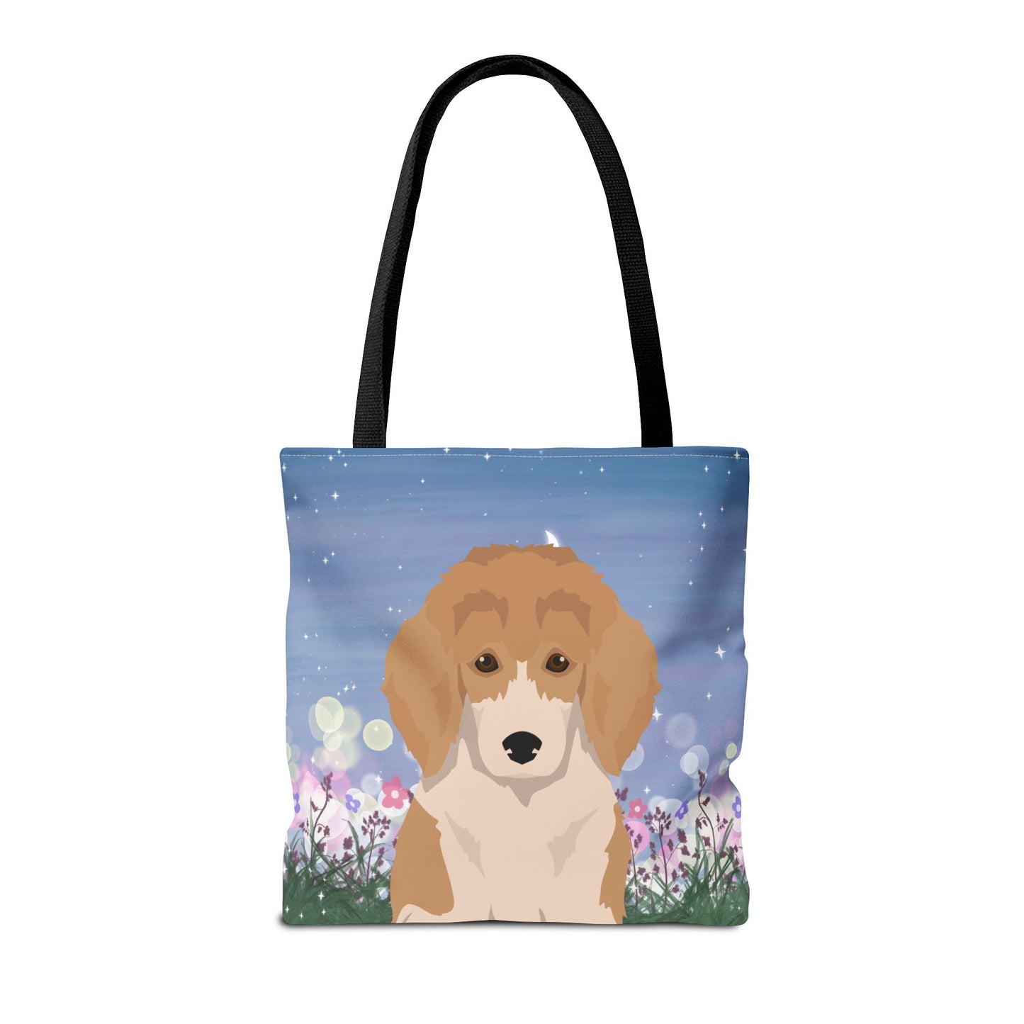 Poodle Dog Tote Bag 16x16