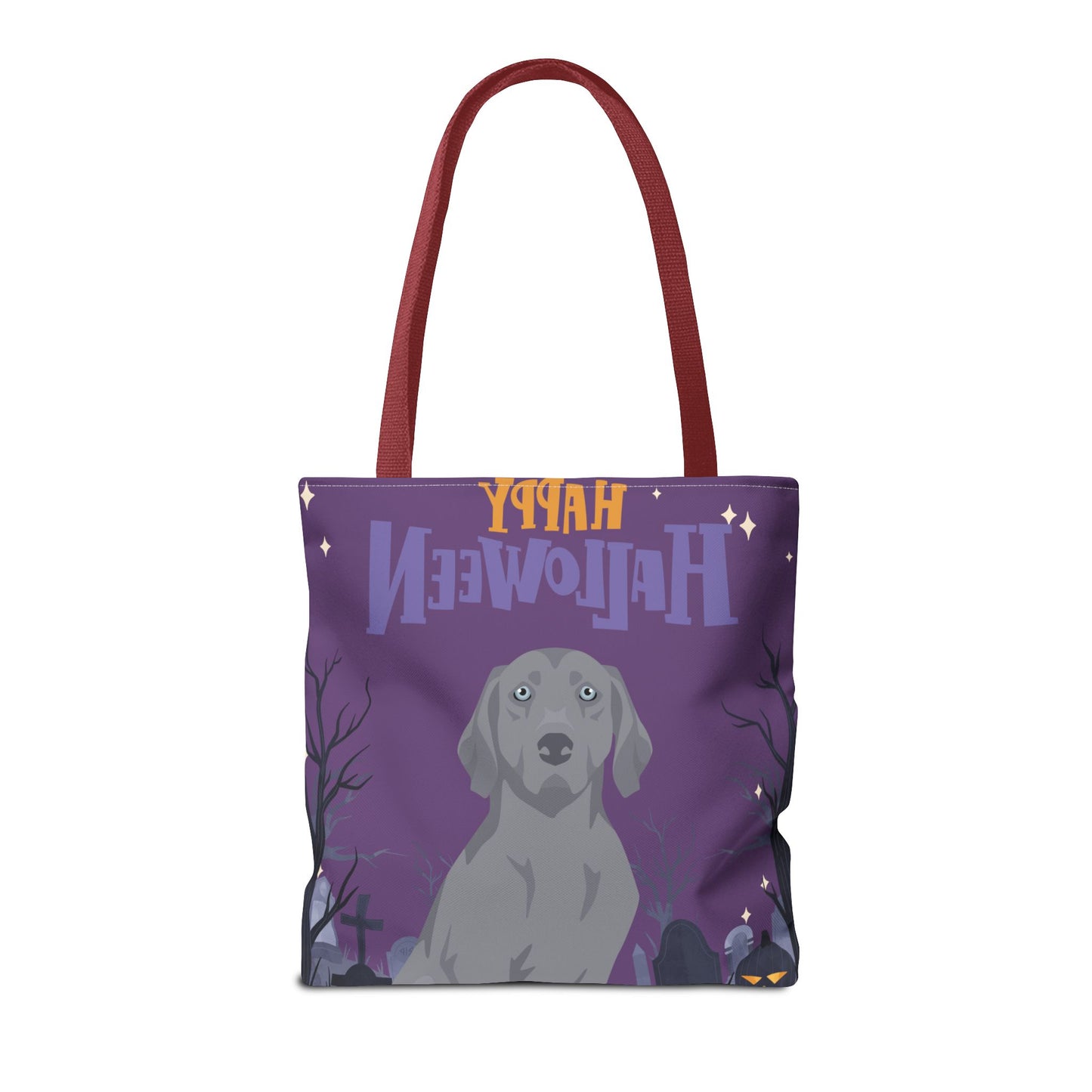 Weimaraner Dog Happy Halloween Tote Bag 16x16