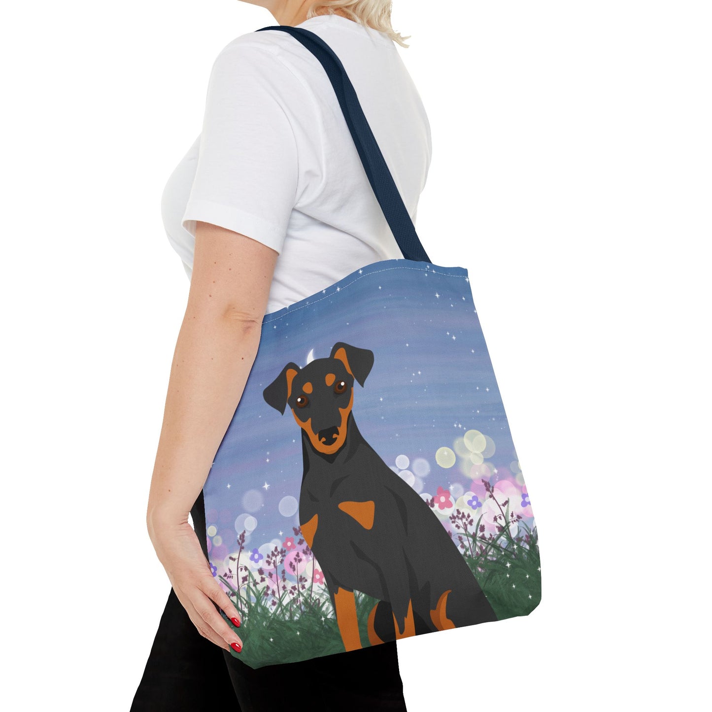 German Pinscher Dog Tote Bag 16x16