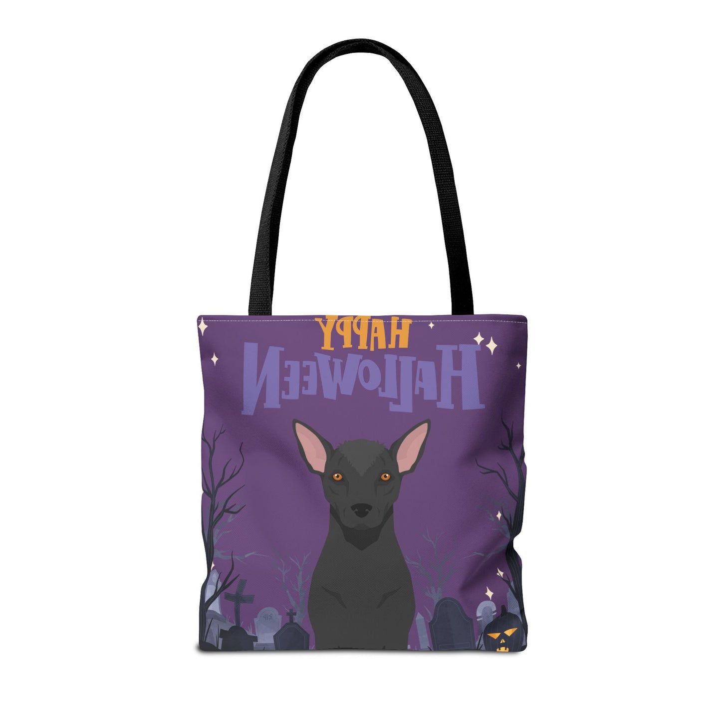 Xoloitxcuintli Dog Happy Halloween Tote Bag 16x16