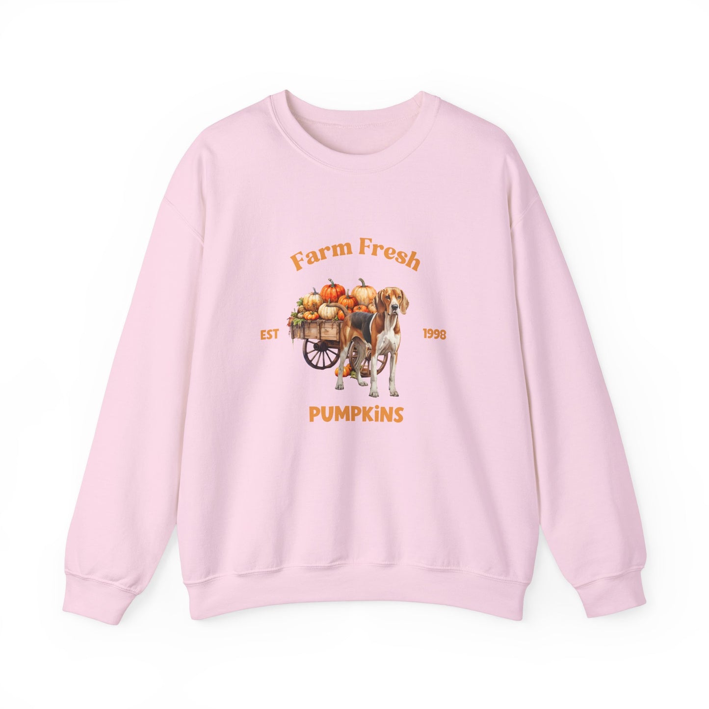 American Foxhound Dog Fall Unisex Heavy Blend Crewneck Sweatshirt