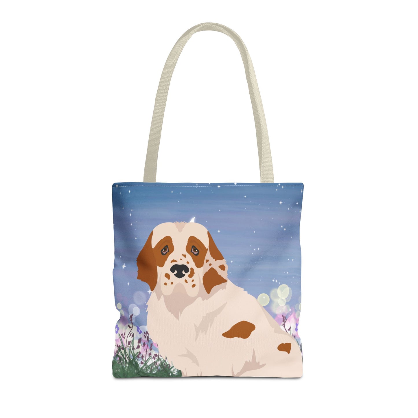 Clumber Spaniel Dog Tote Bag 16x16