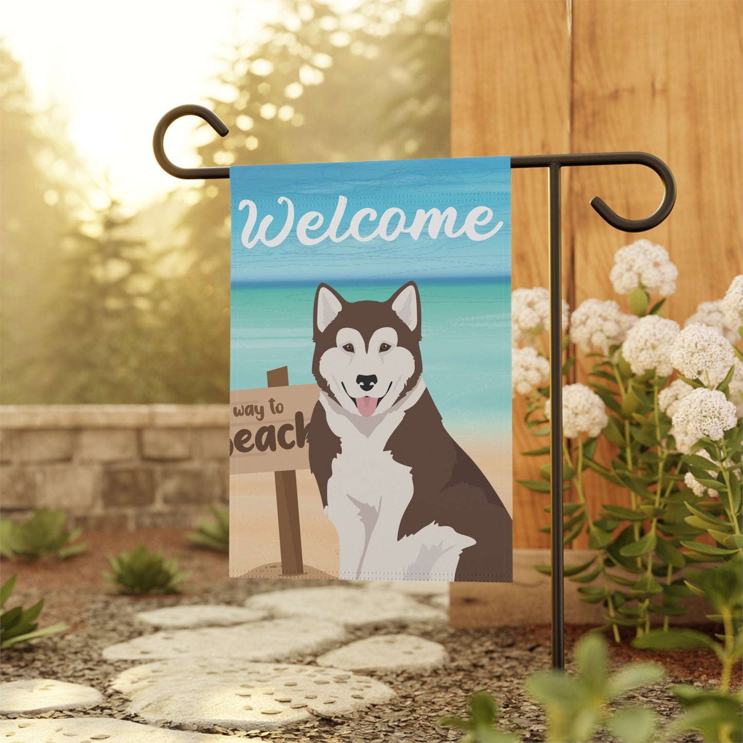 Canadian Inuit Dog Dog Garden Flag