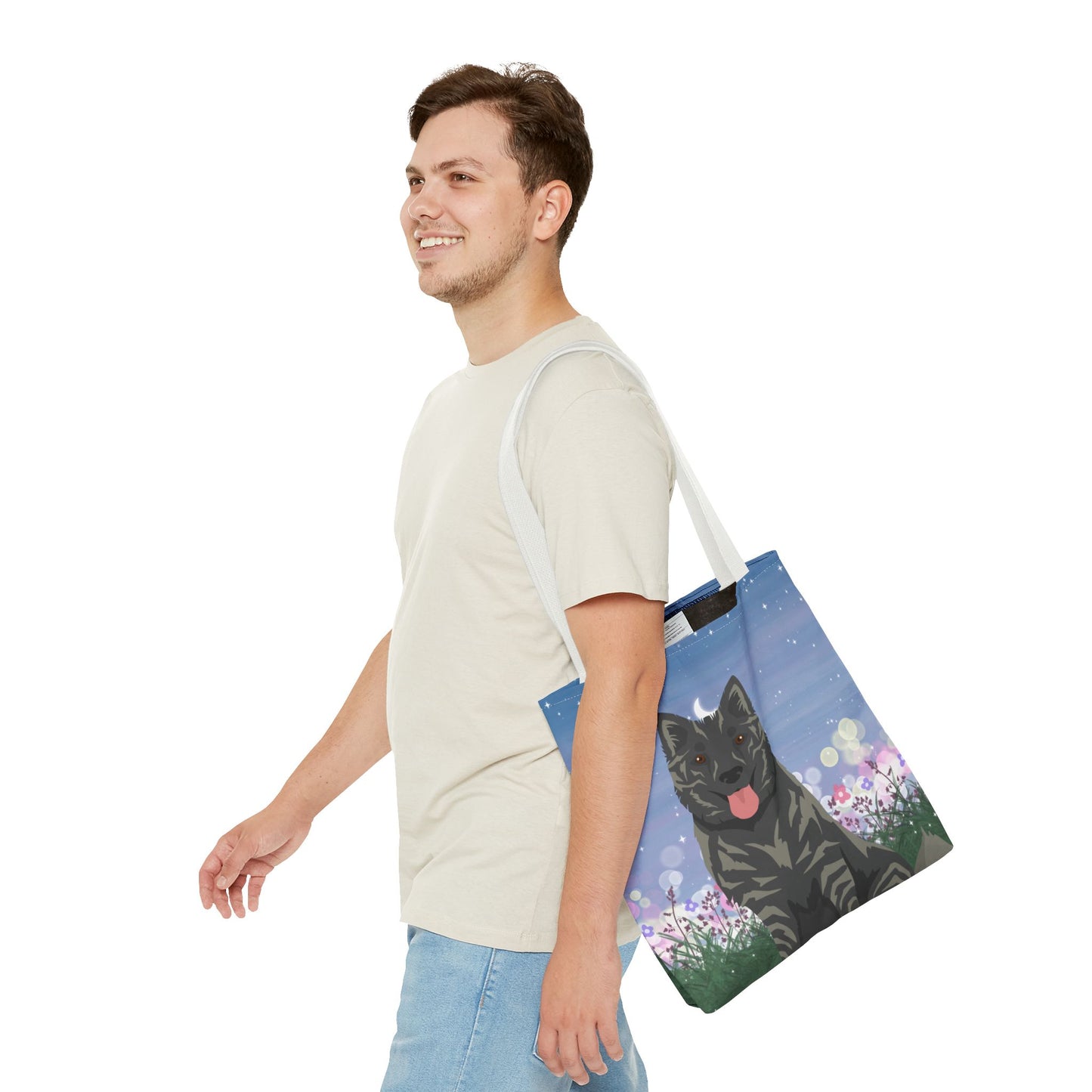 Kintamani Bail Dog Tote Bag 16x16