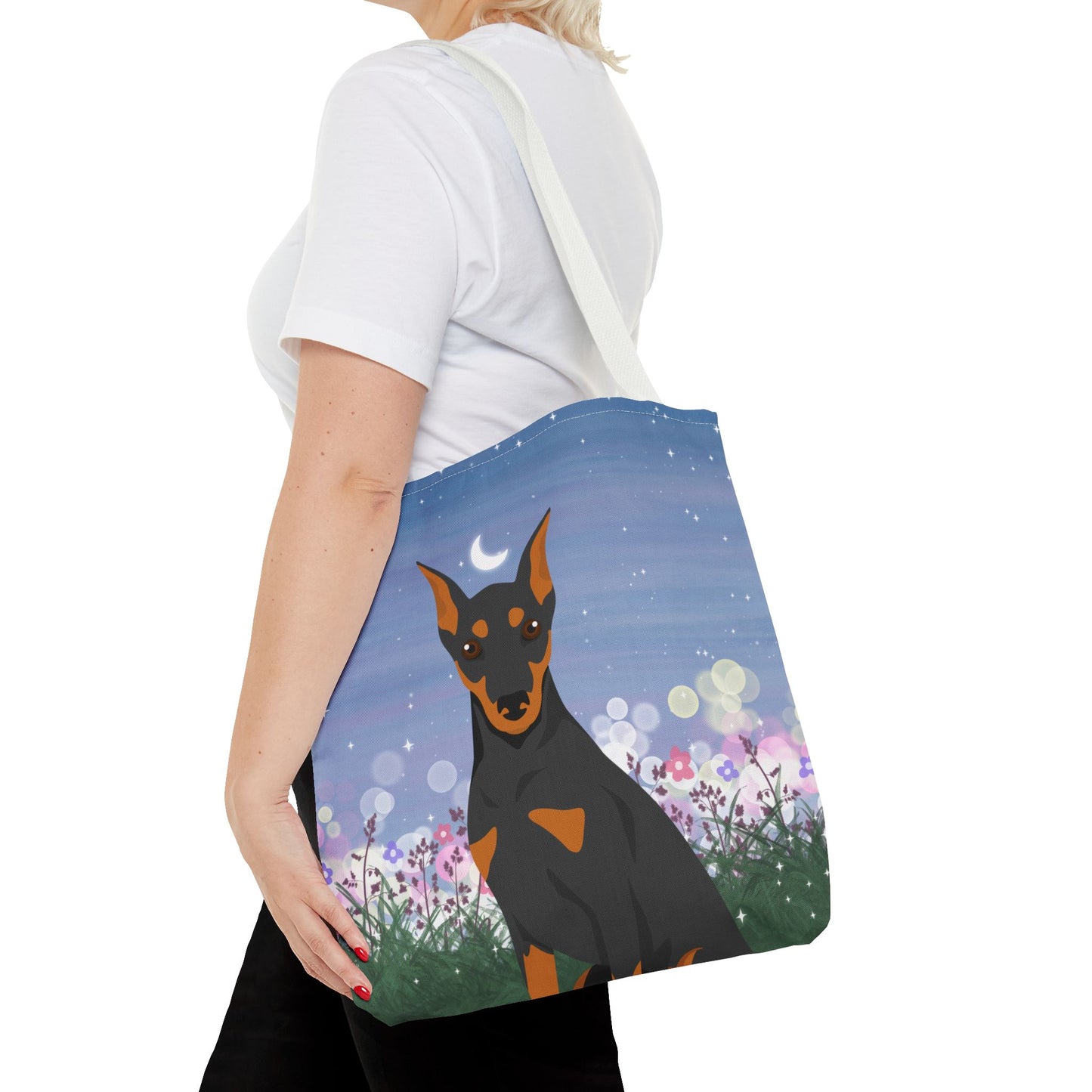 German Pinscher Dog Tote Bag 16x16