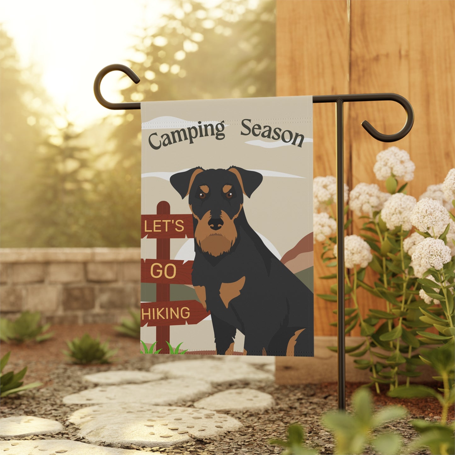 Jagdterrier Dog Camping Garden Flag