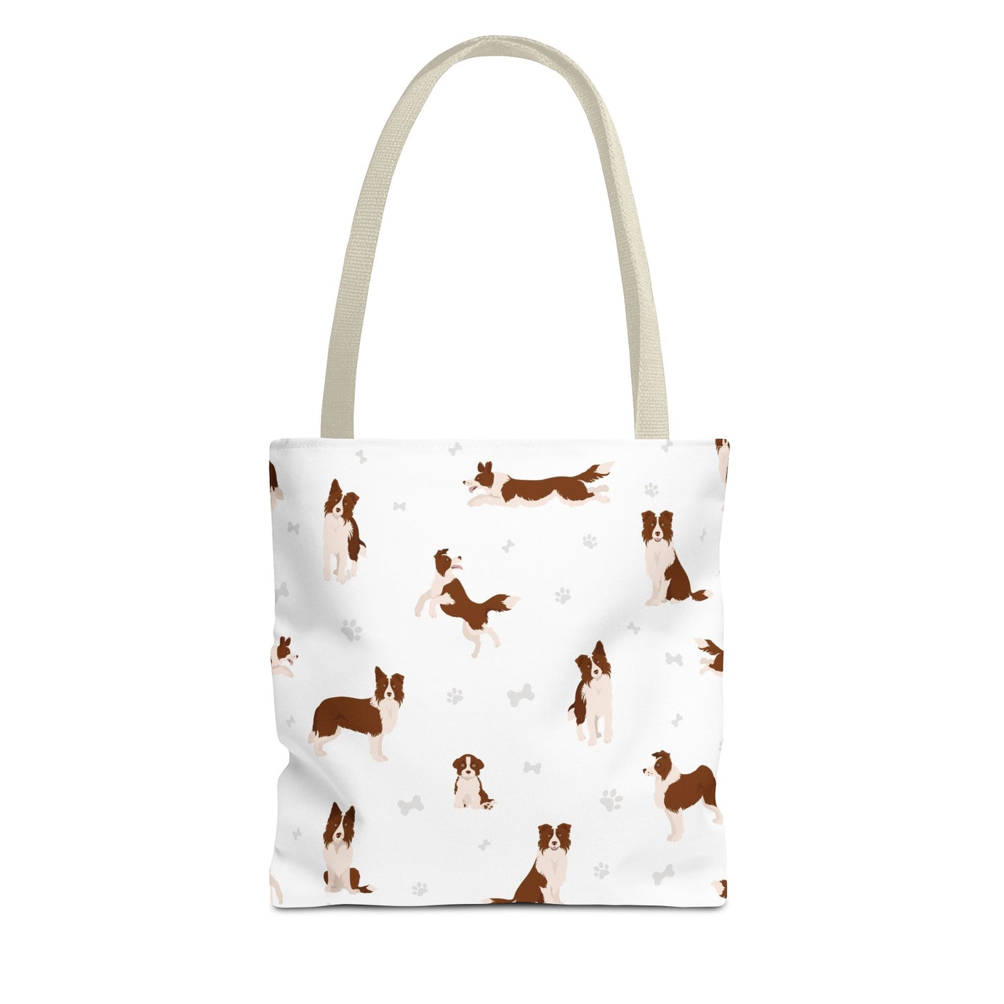 Border Collie Dog Tote Bag, Akita Dog Mom Gift