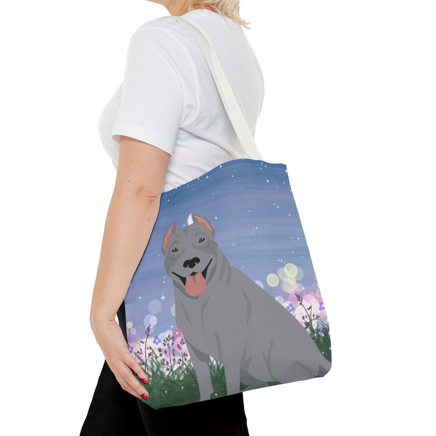 Pit Bull Dog Tote Bag 16x16