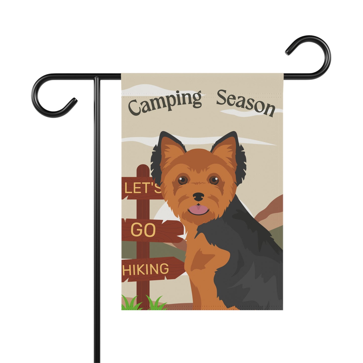 Yorkshire Terrier Dog Camping Garden Flag