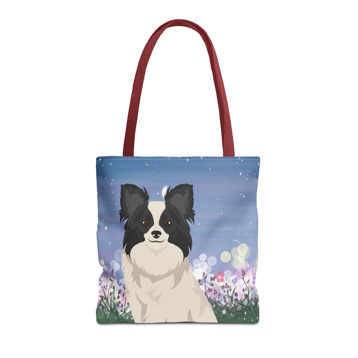 Papillon Dog Tote Bag 16x16