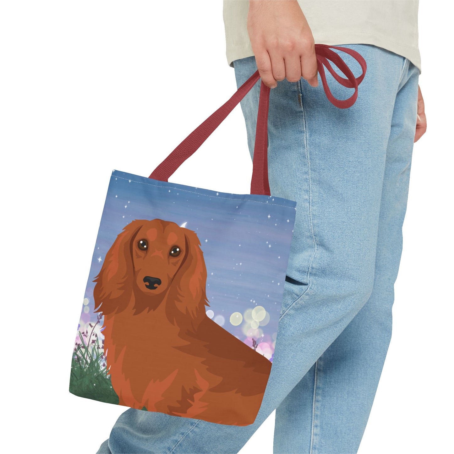 Dachshund Dog Tote Bag 13x13