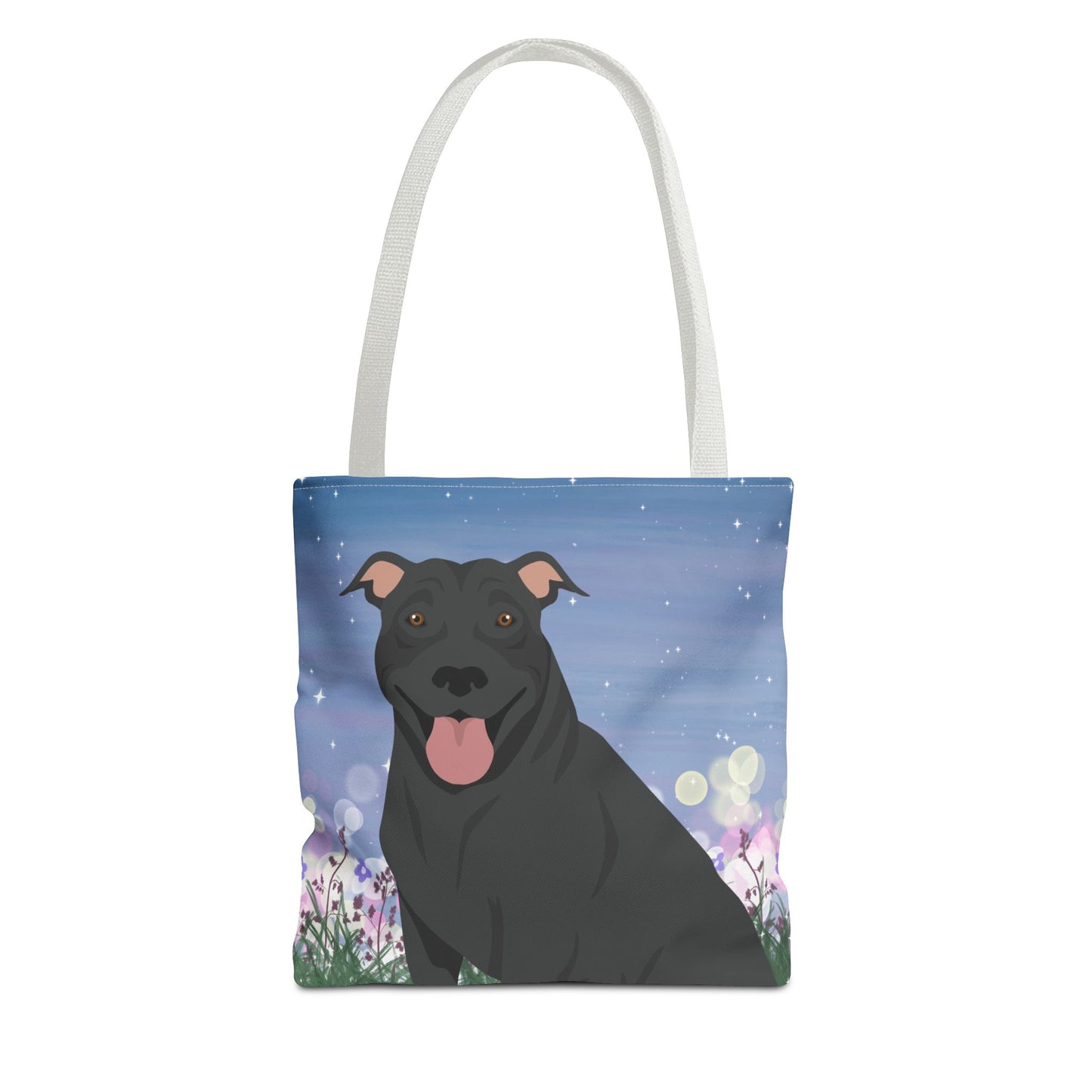 Pit Bull Dog Tote Bag 13x13